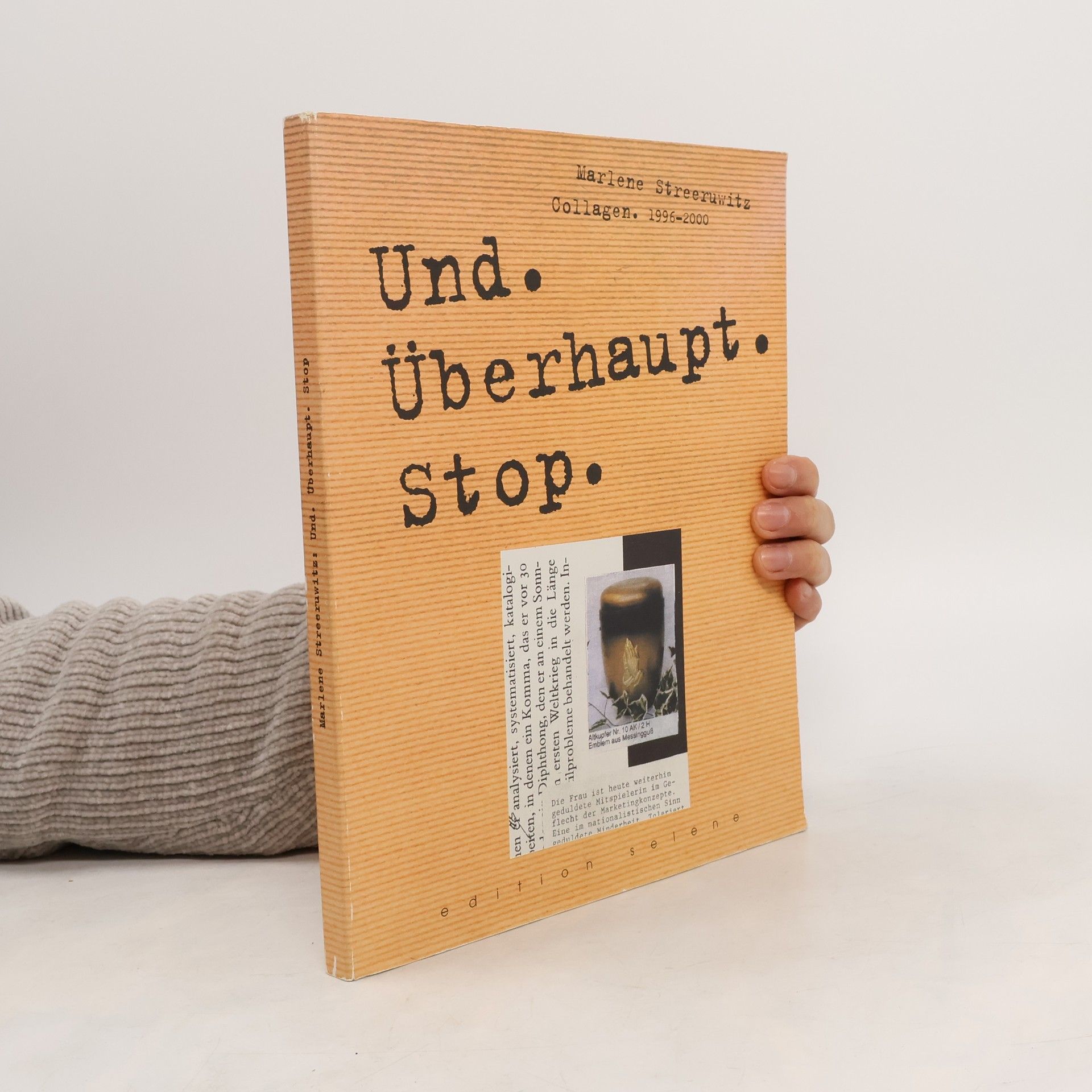 Marlene Streeruwitz Und. Überhaupt. Stop