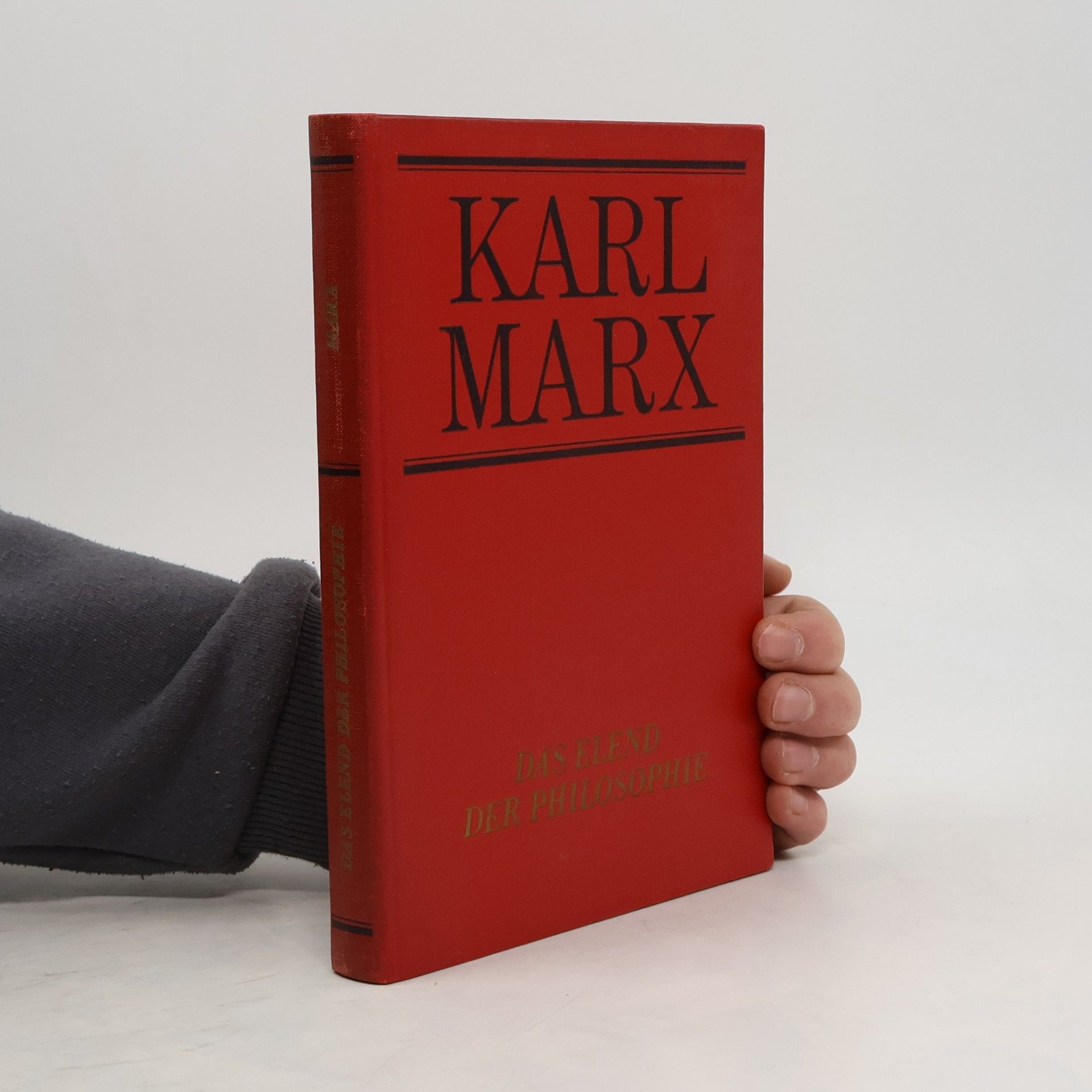Karl Marx Das Elend Der Philosophie