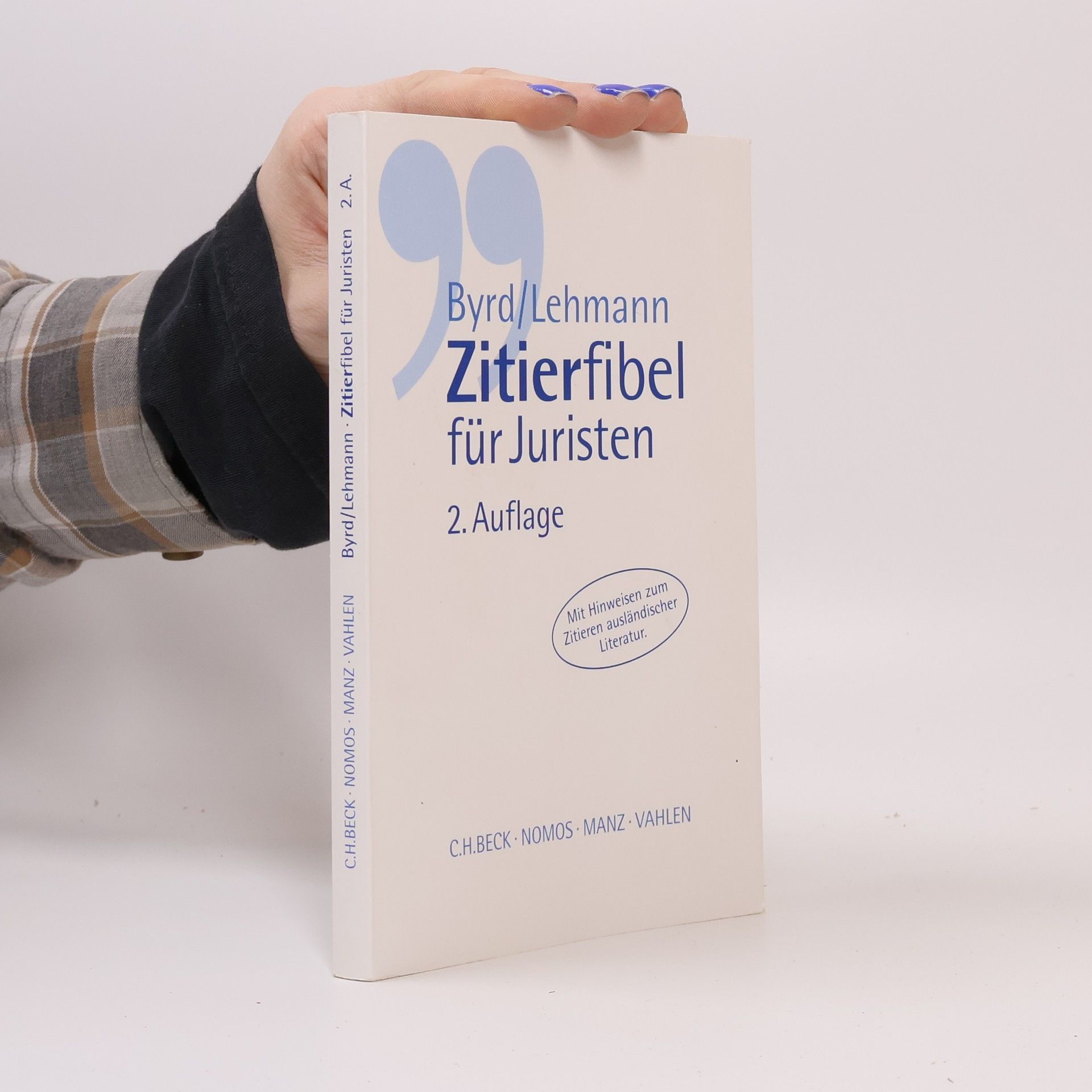 B. Sharon Byrd Zitierfibel für Juristen