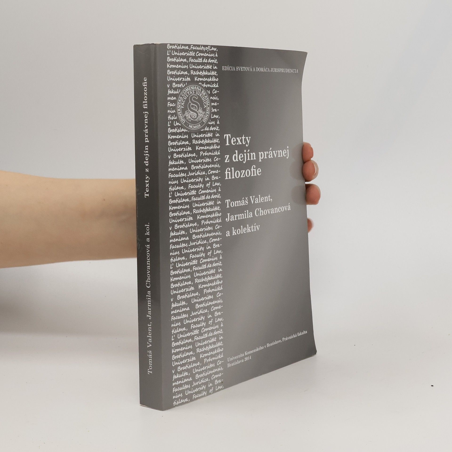 Jarmila Chovancová Texty z dejín právnej filozofie