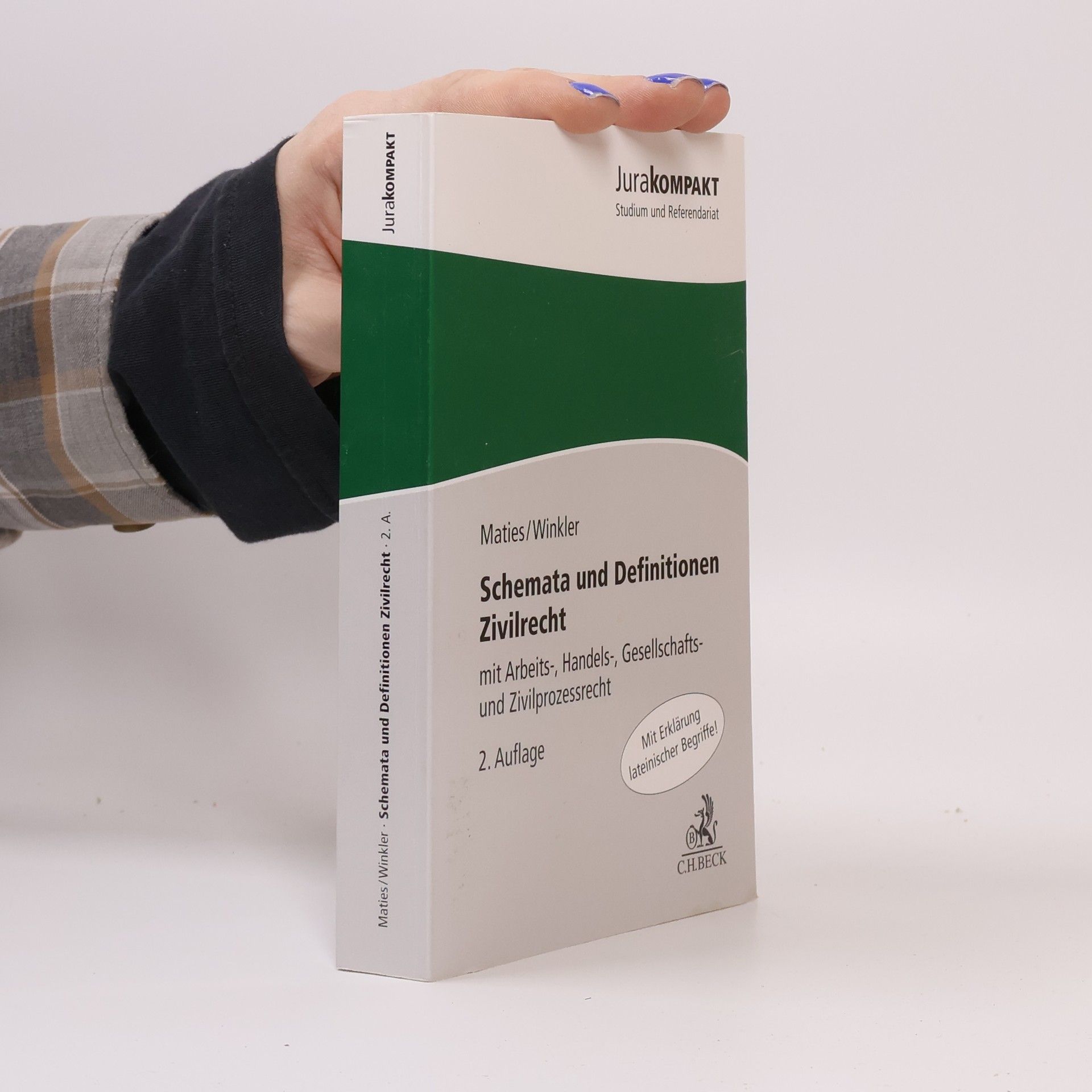 Martin Maties Jura kompakt: Schemata und Definitionen Zivilrecht