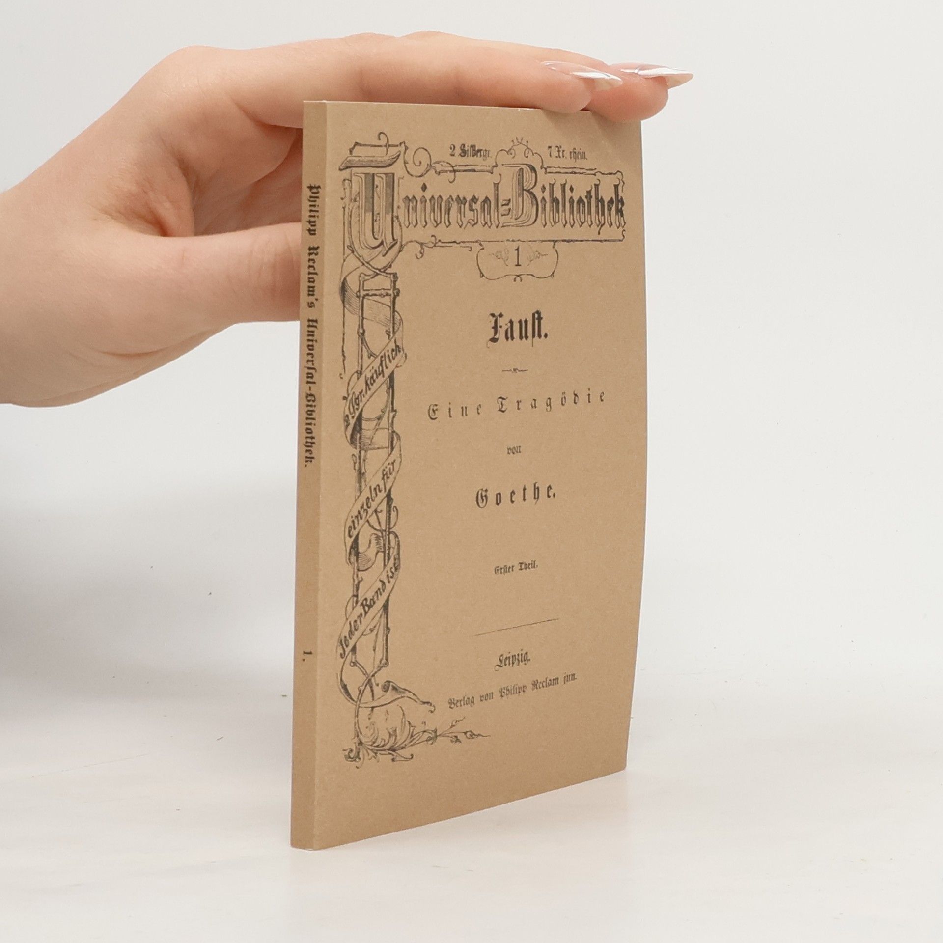 Johann Wolfgang von Goethe Universal Bibliothek 1