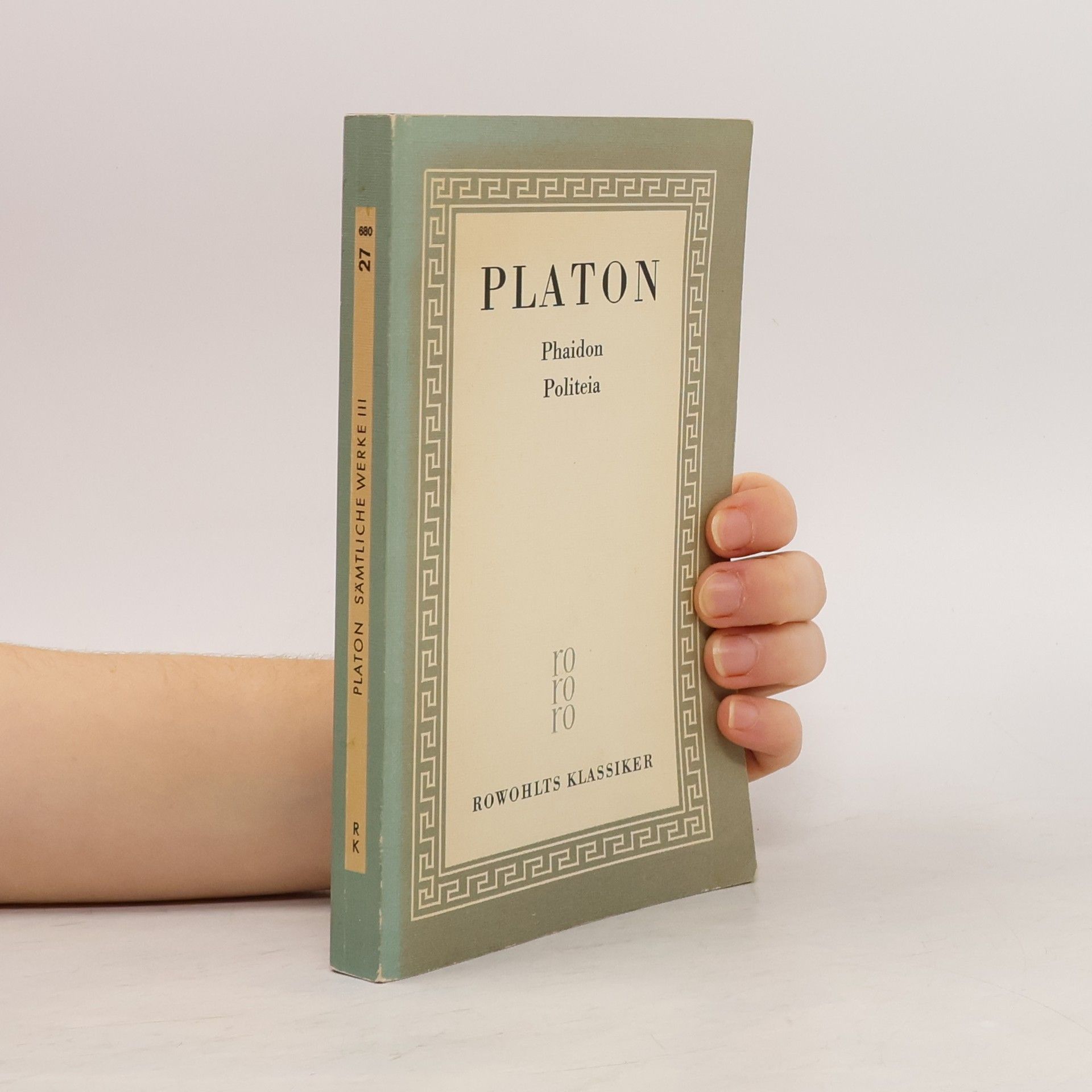 Platón Platon Sämtliche Werke III.