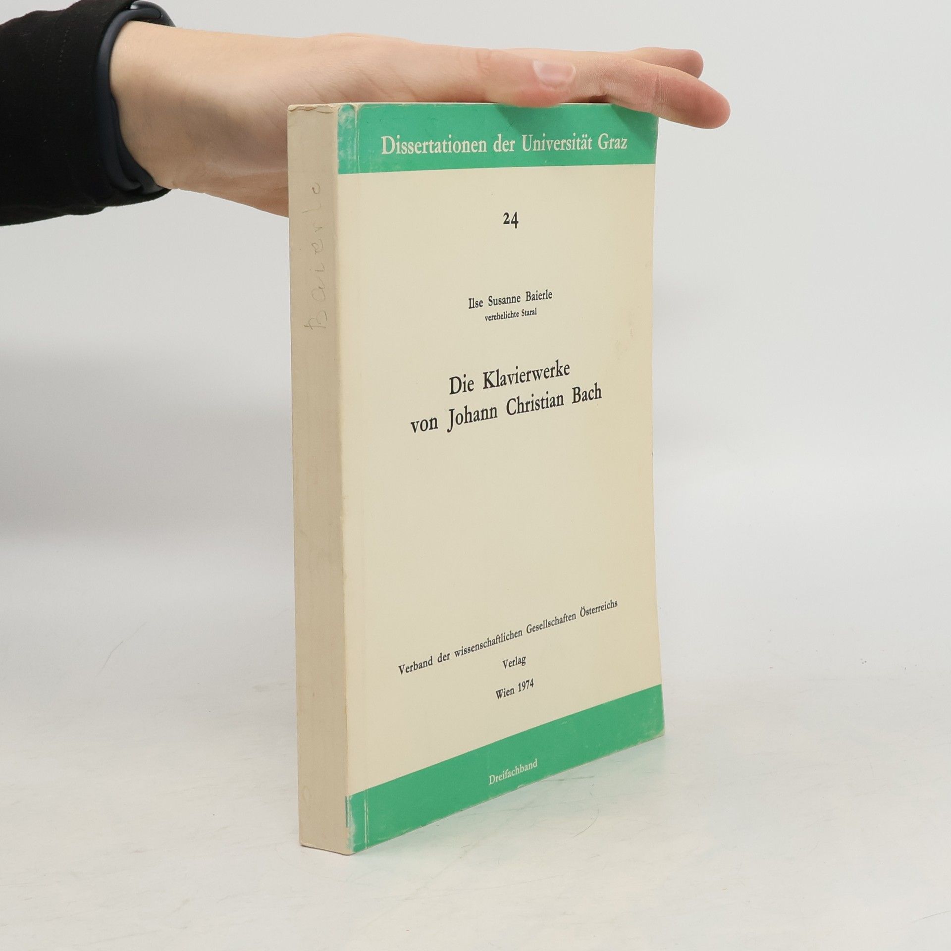 Susanne Staral Die Klavierwerke von Johann Christian Bach