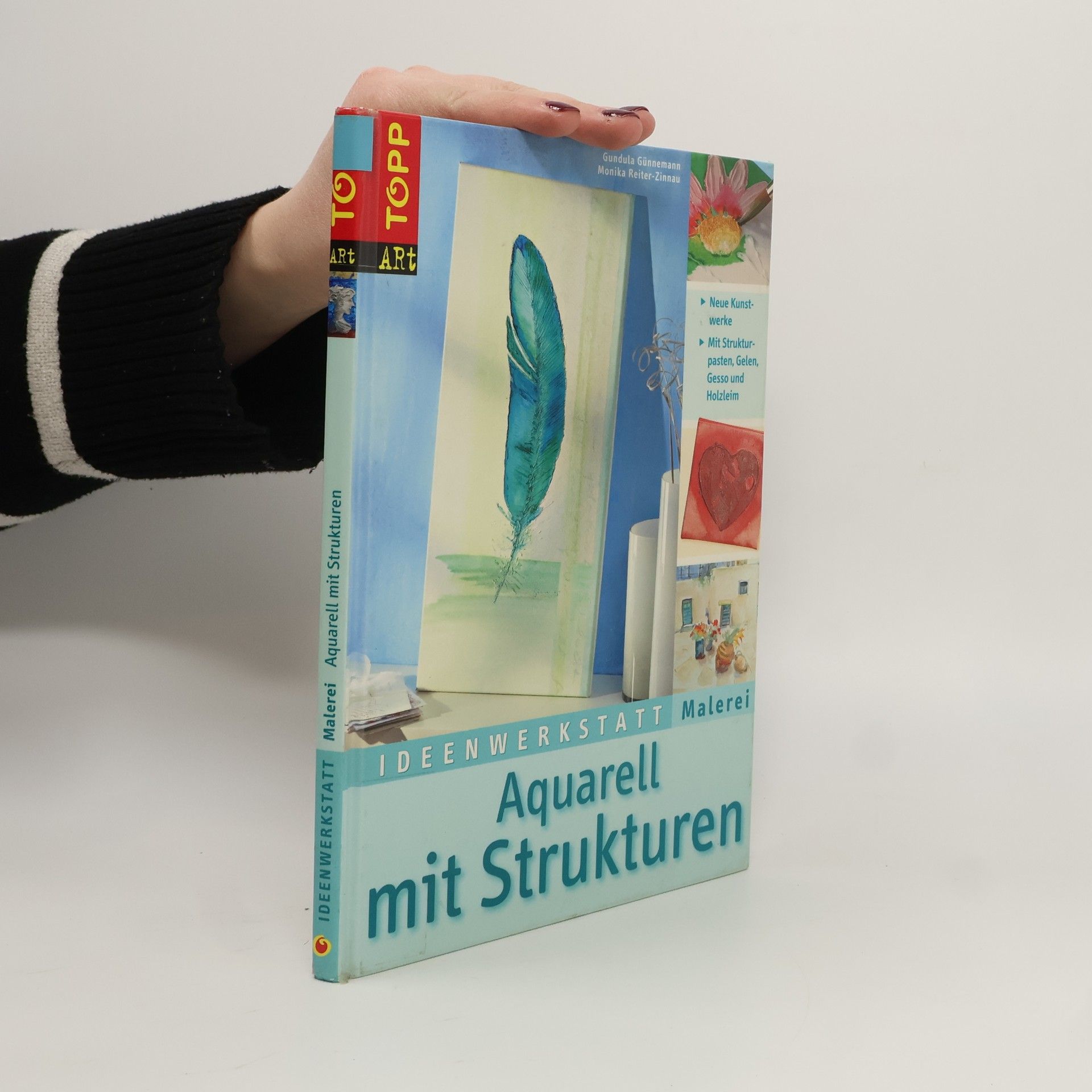 Gundula Günnemann Aquarell mit Strukturen