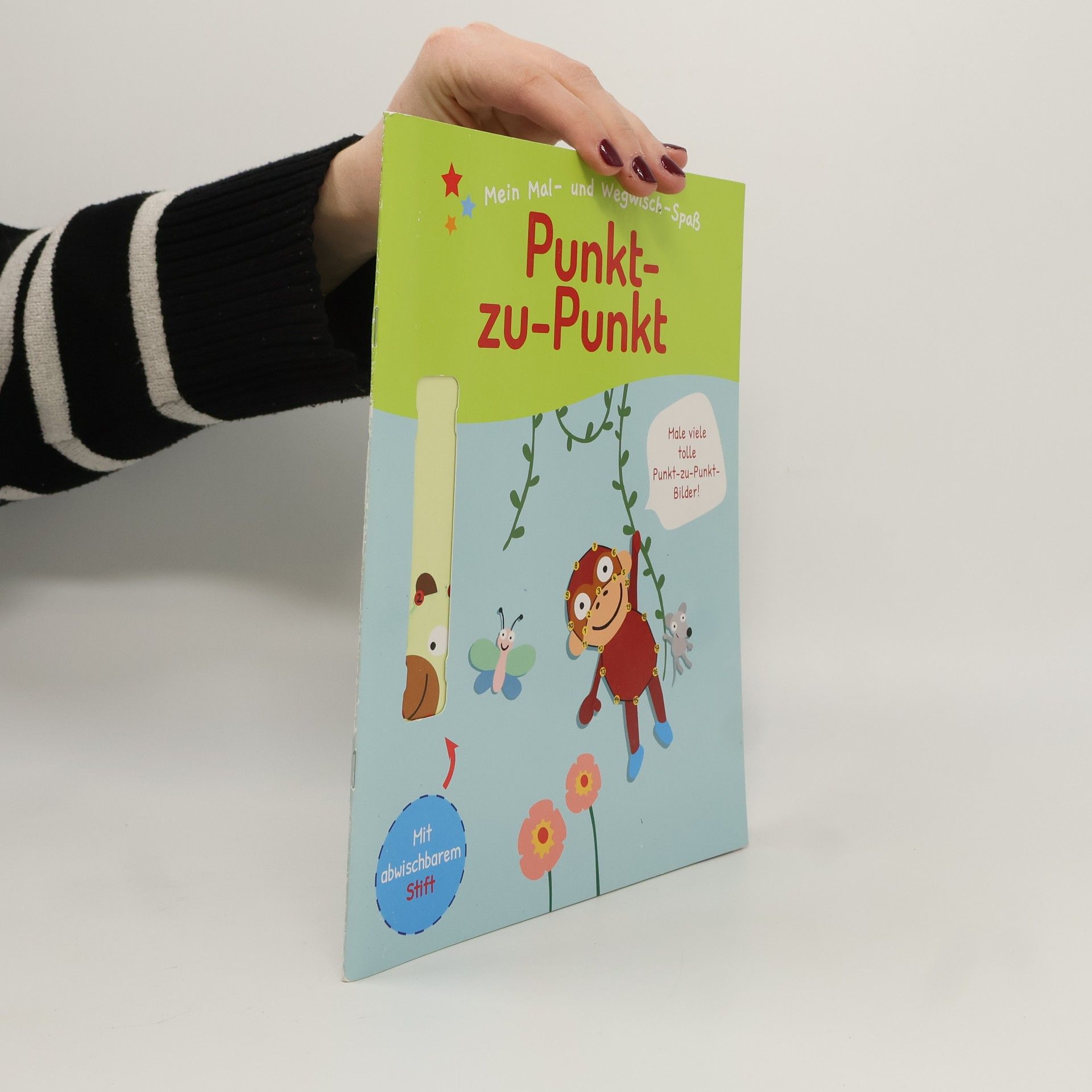 Punkt-zu-Punkt - Mein Mal- und Wegwisch-Spaß - mit abwischbarem Stift