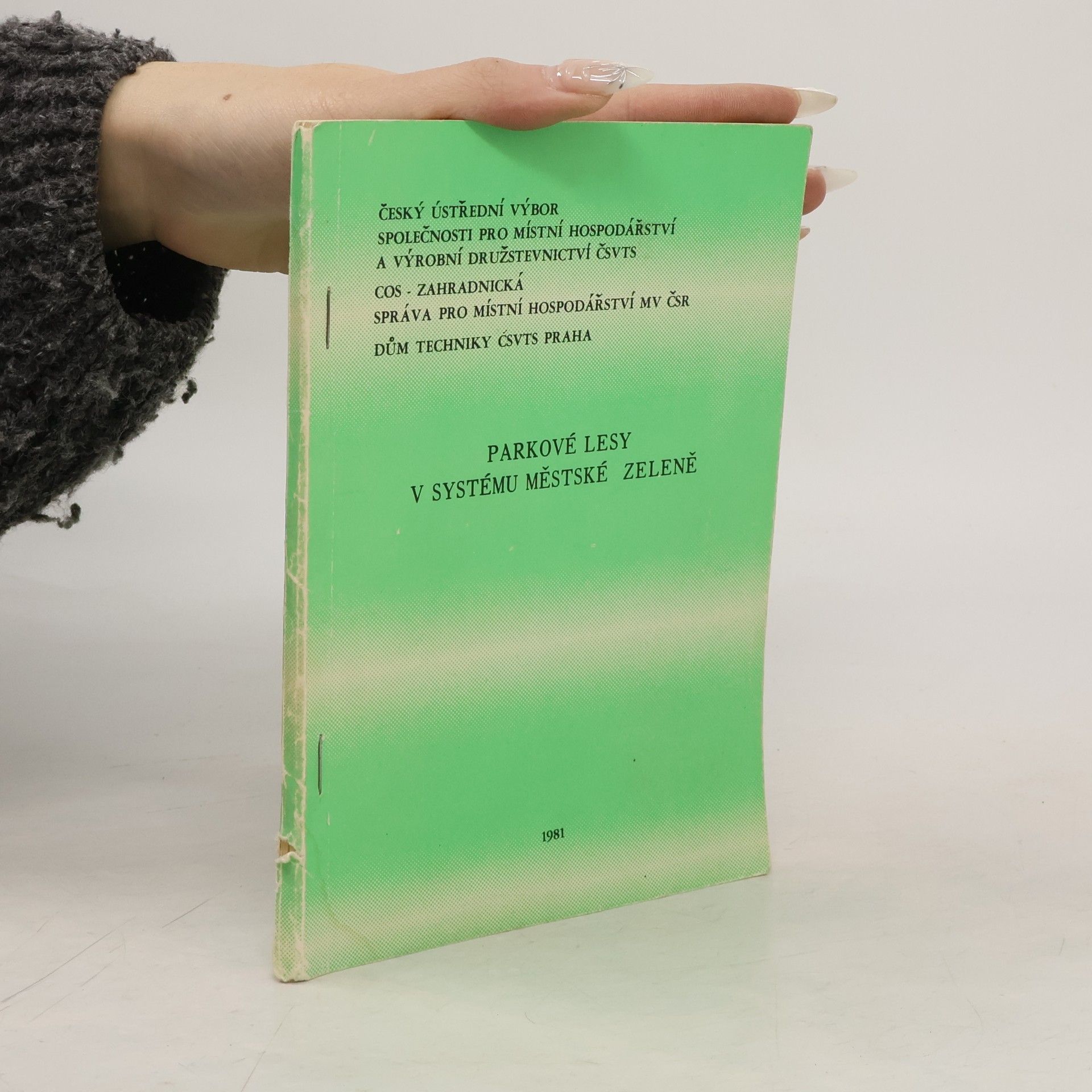 Autorenkollektiv Parkové lesy v systému městké zeleně