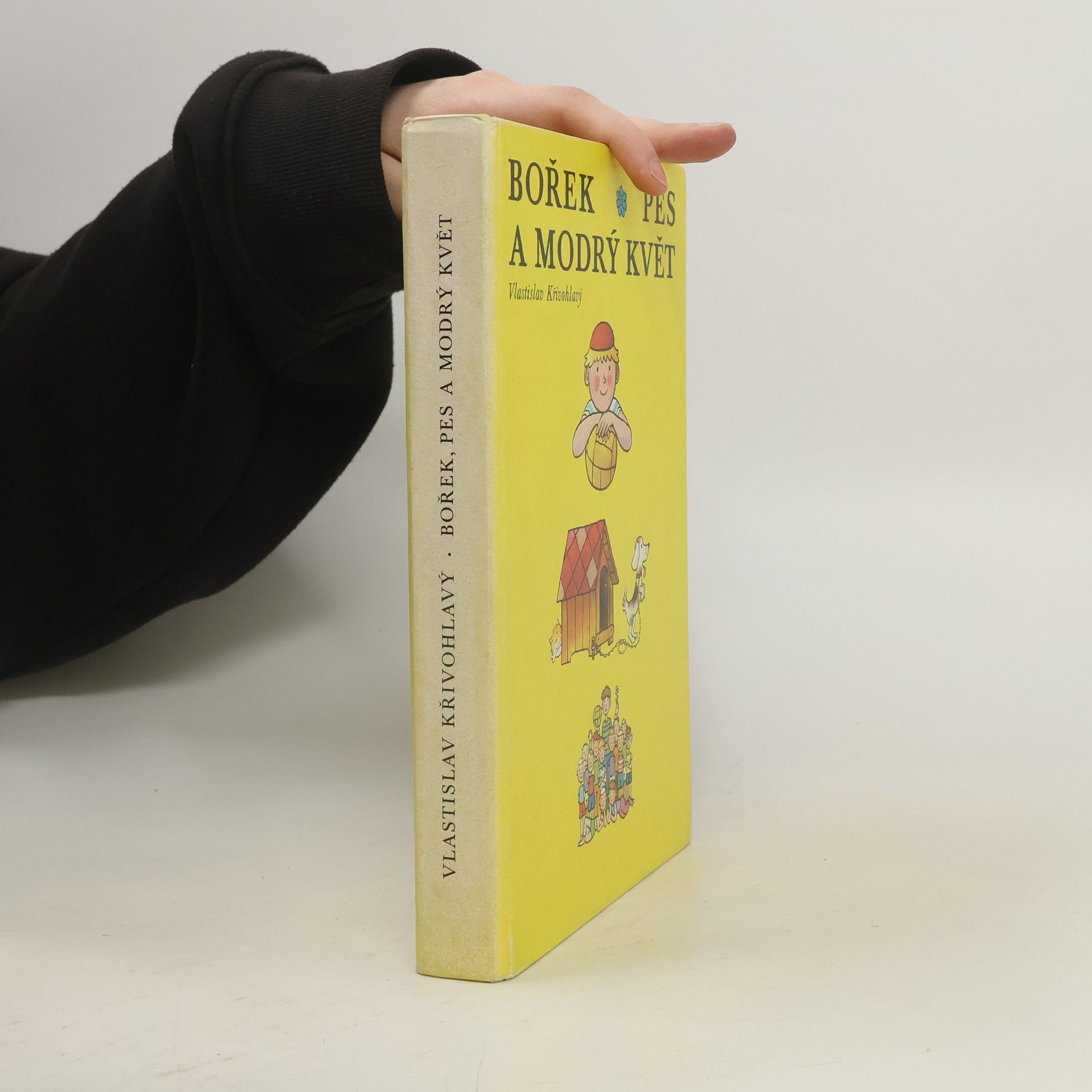 Vlastislav Křivohlavý Bořek, pes a modrý květ