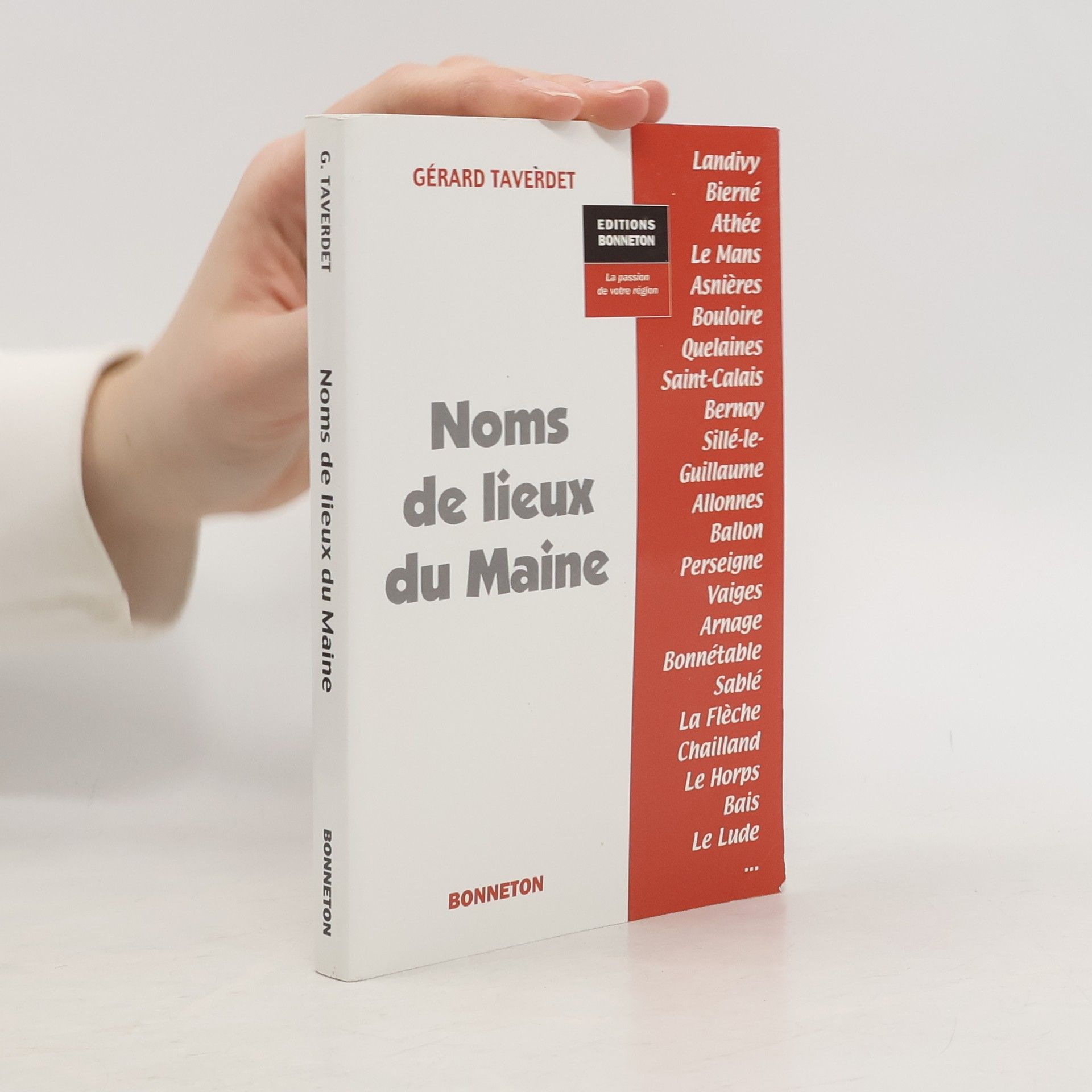 Gérard Taverdet Noms de Lieux du Maine