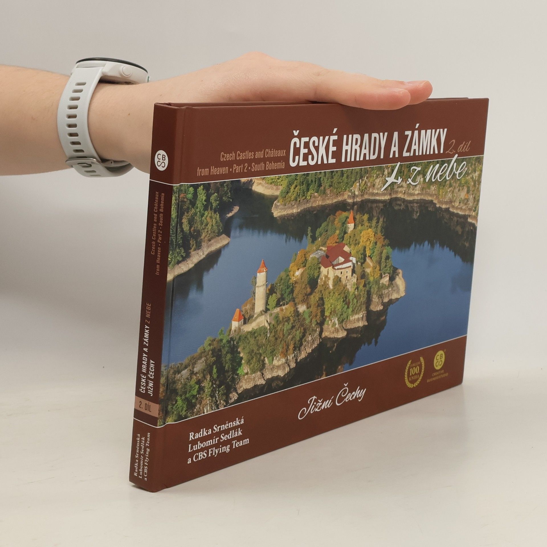 Lubomír Sedlák České hrady a zámky z nebe. 2. díl, Jižní Čechy = Czech castles and châteaux from heaven. Part 2, South Bohemia