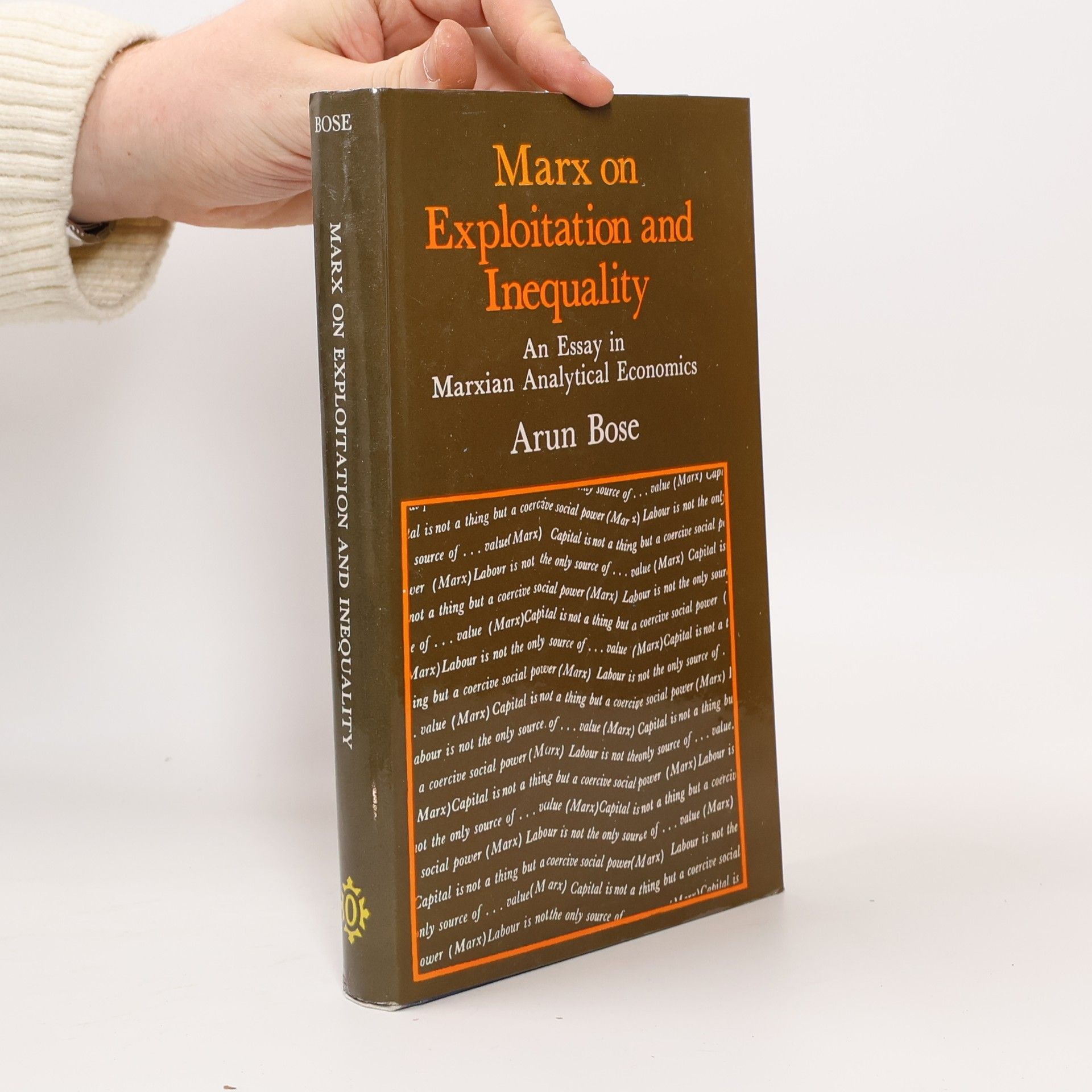 Arun Bose Marx on Exploitation and Inequality