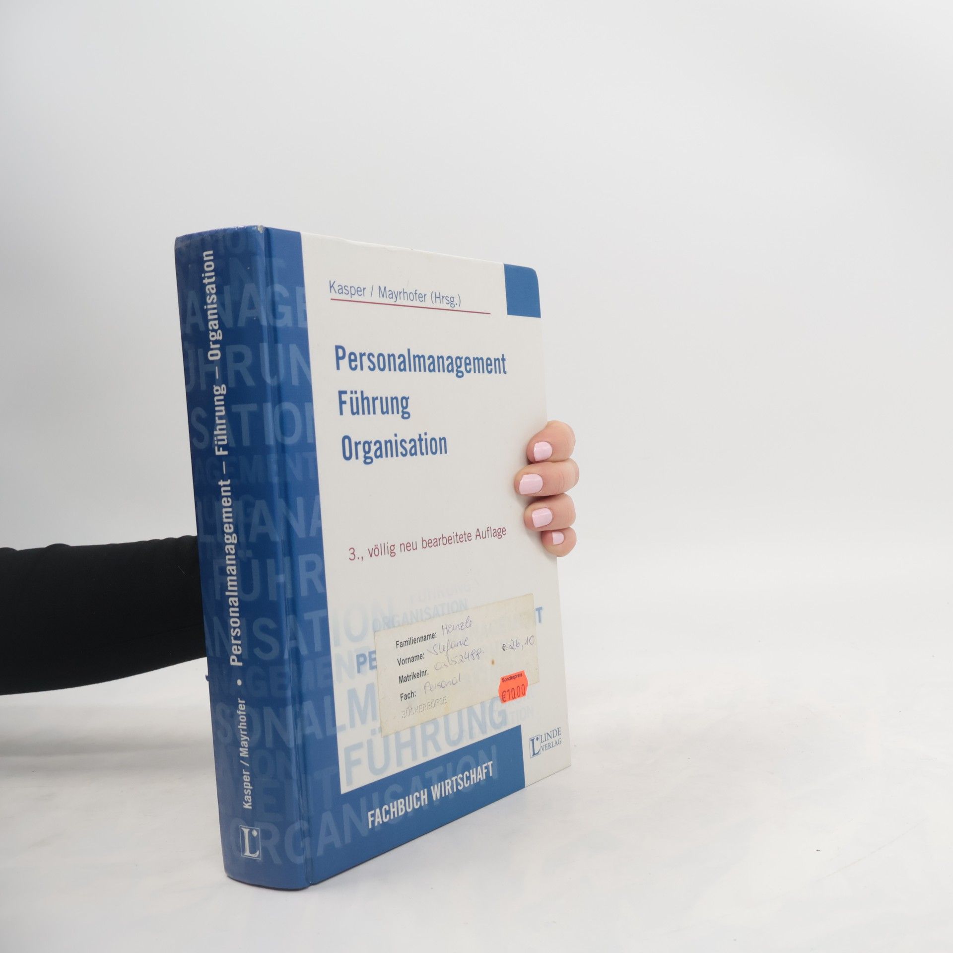 Helmut Kasper Personalmanagement Führung Organisation