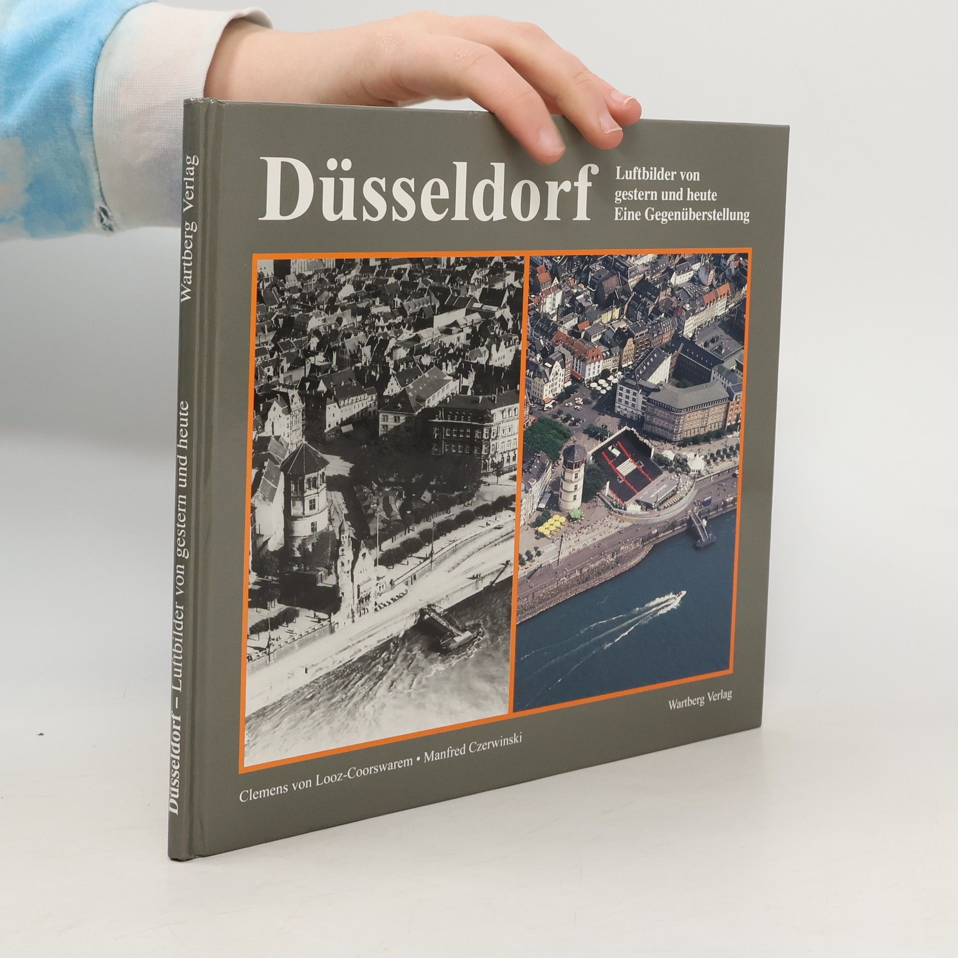 Düsseldorf. Luftbilder von gestern und heute