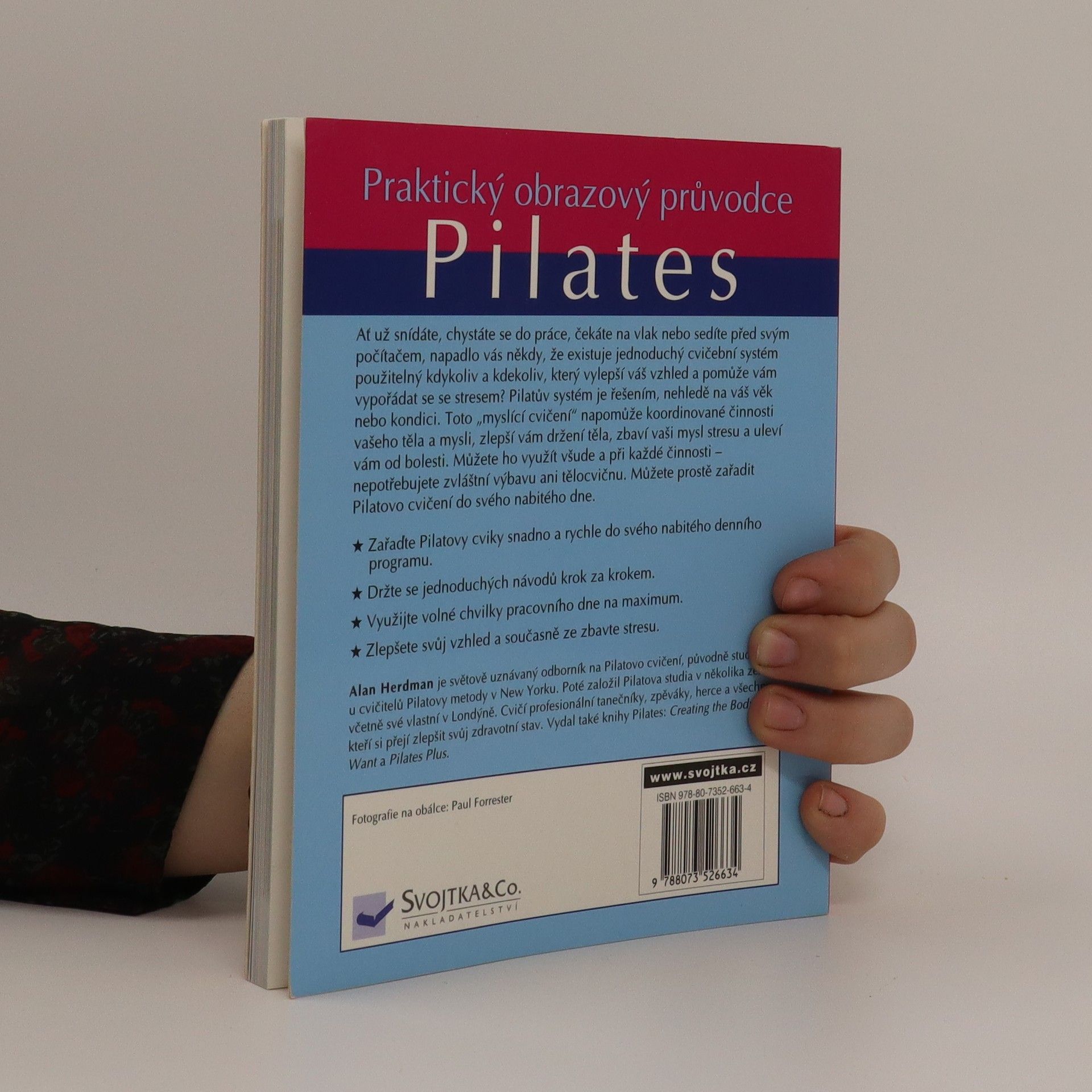 Alan Herdman Pilates praktický obrazový průvodce