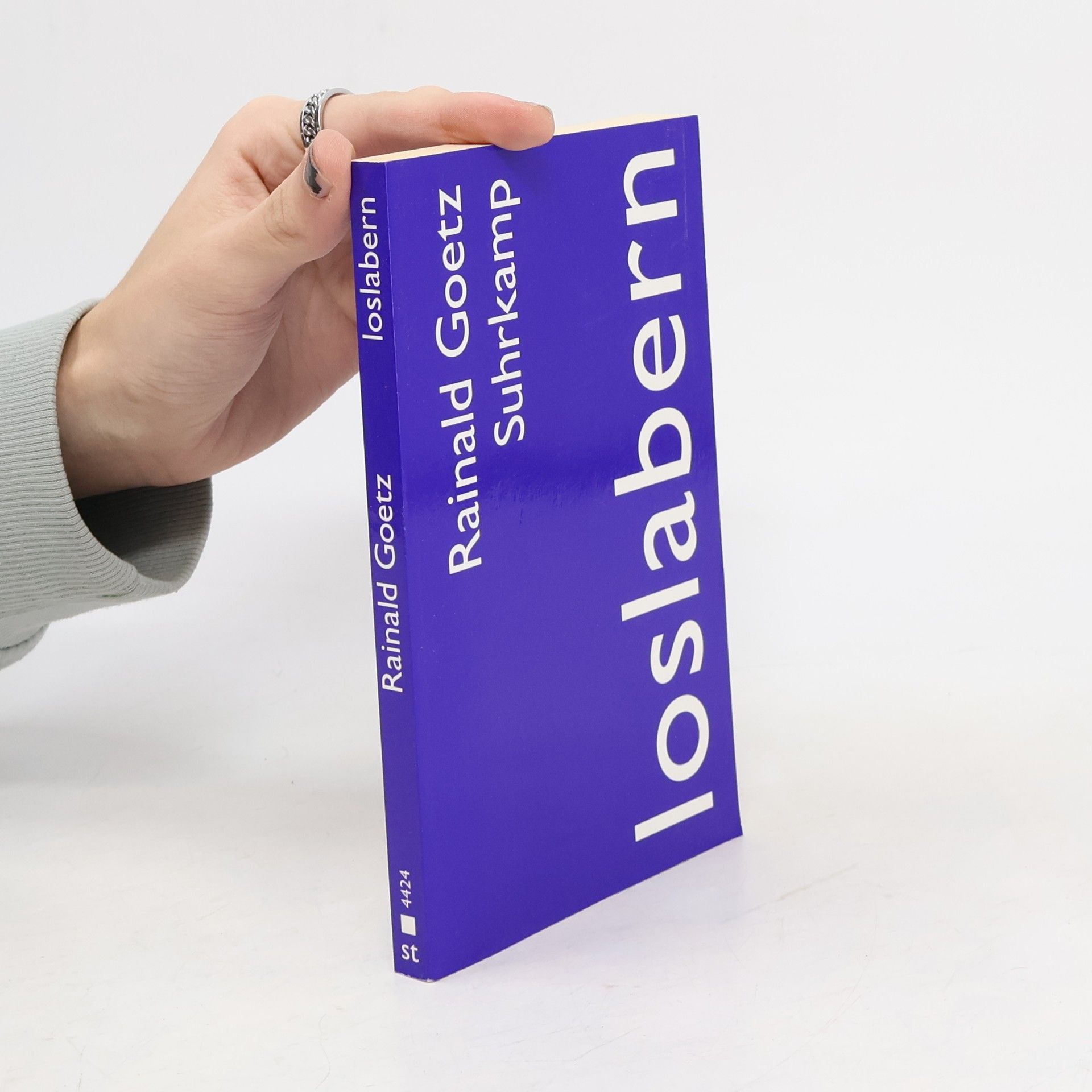 Rainald Goetz Loslabern