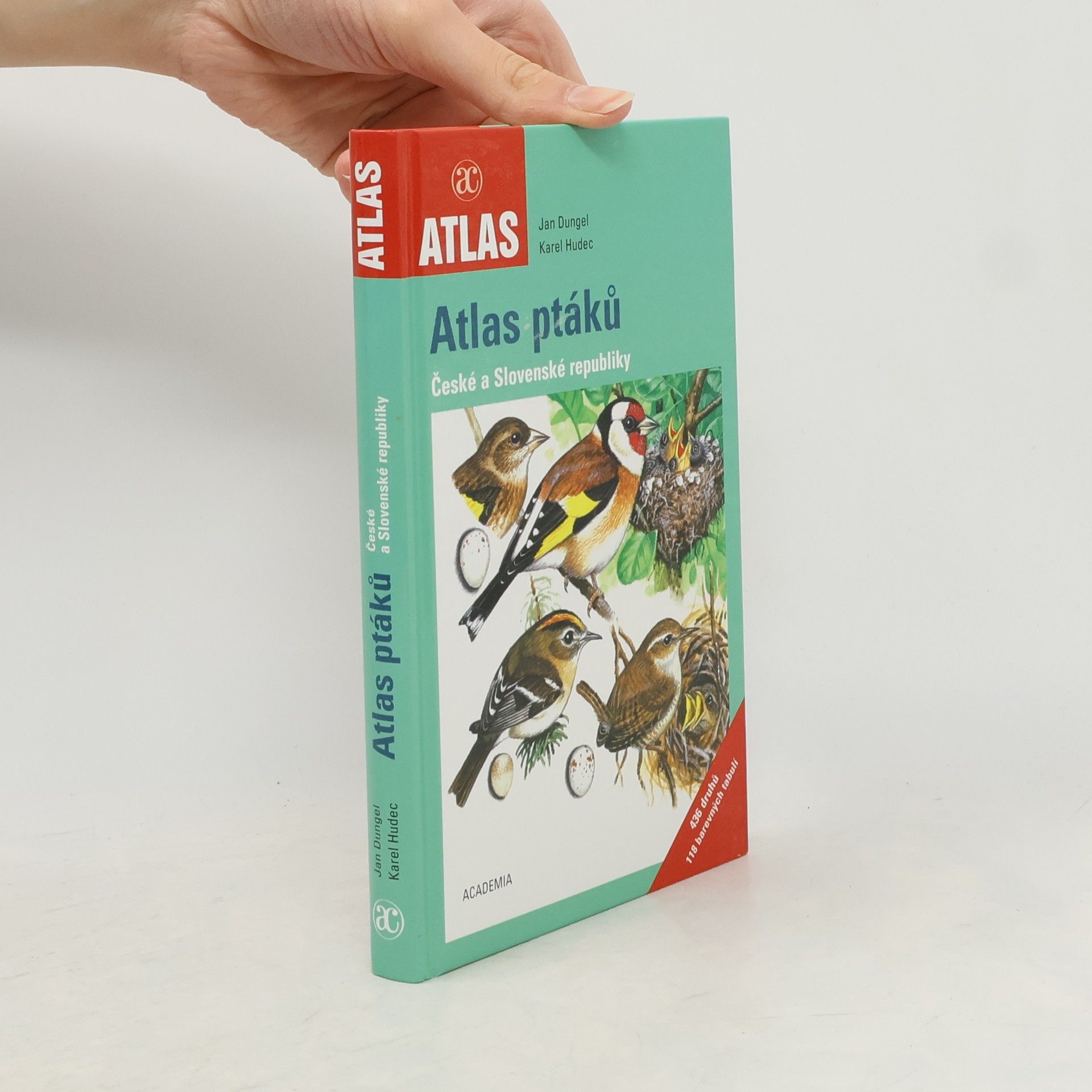 Jan Dungel Atlas ptáků České a Slovenské republiky