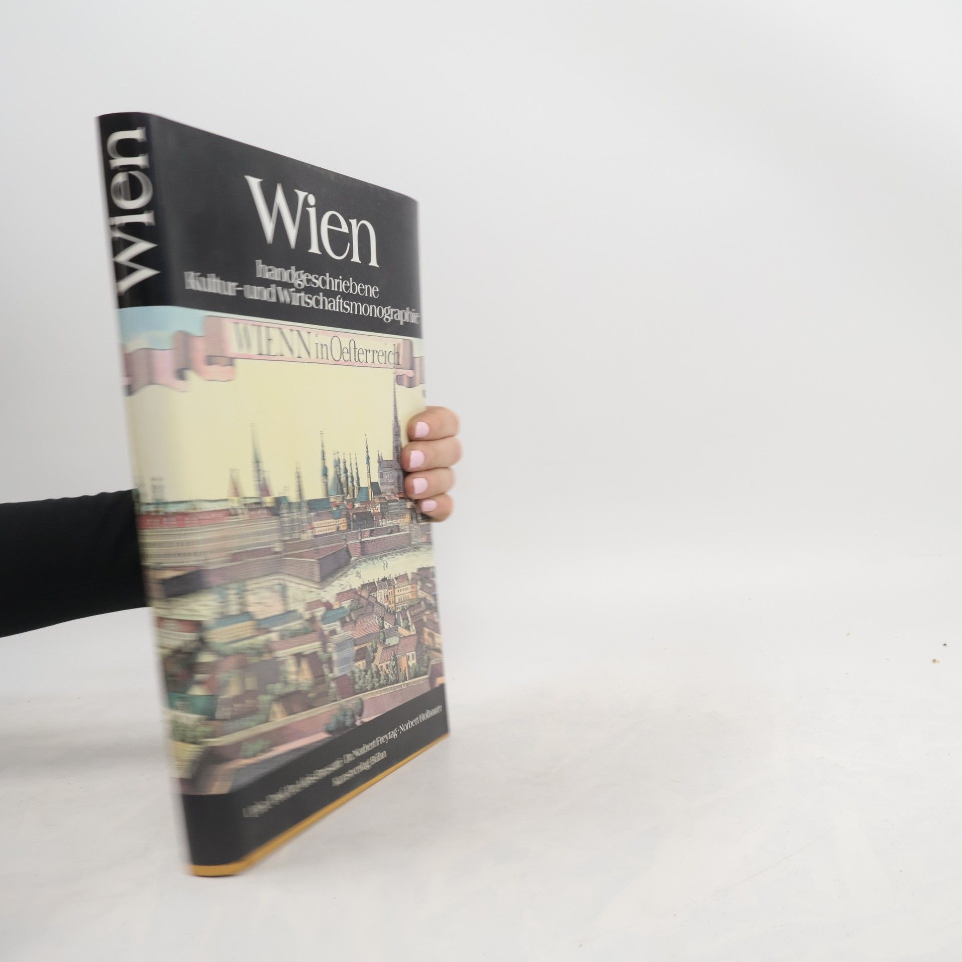 Alois Brusatti Wien handgeschriebene Kultur- und Wirtschaftsmonographie