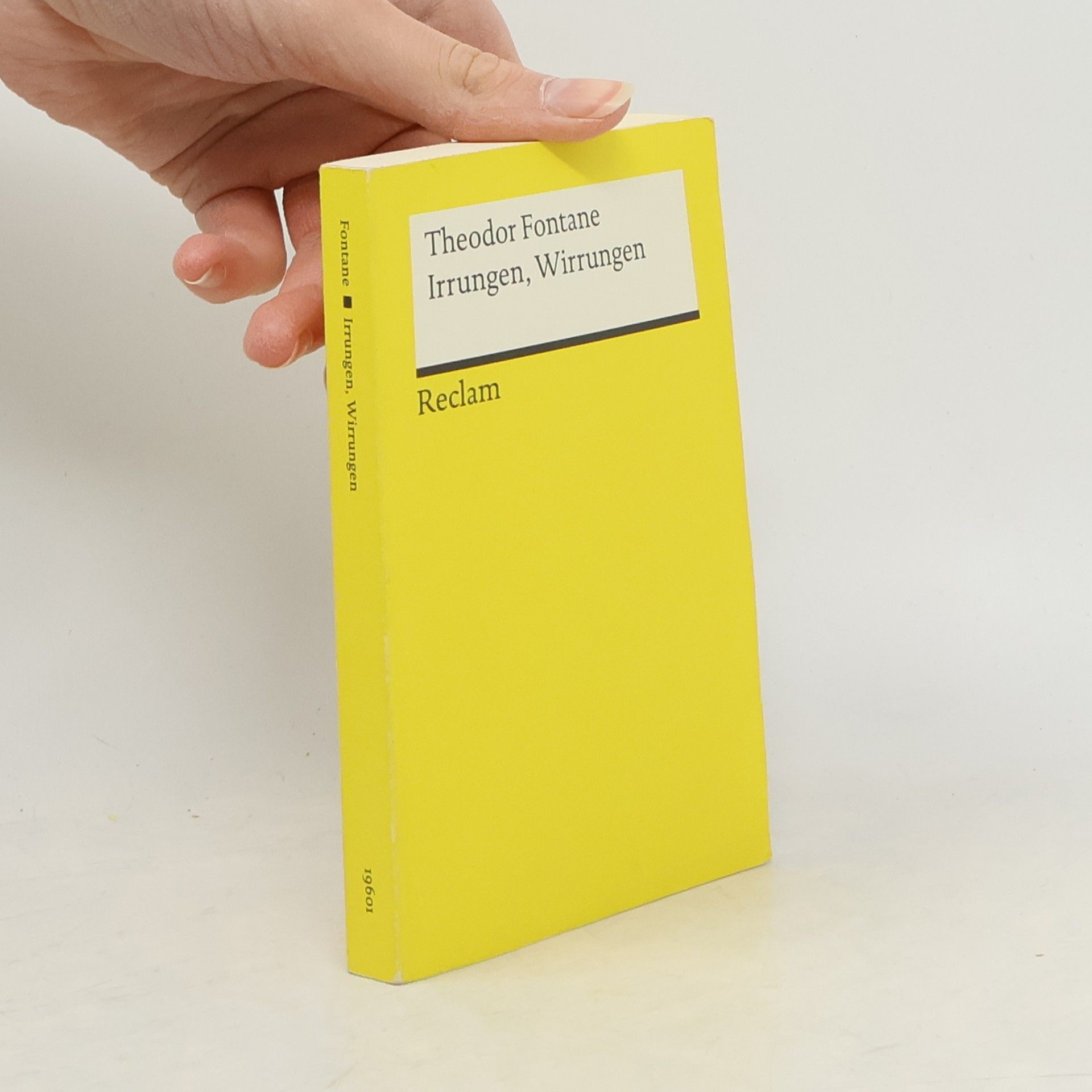 Theodor Fontane Irrungen, Wirrungen