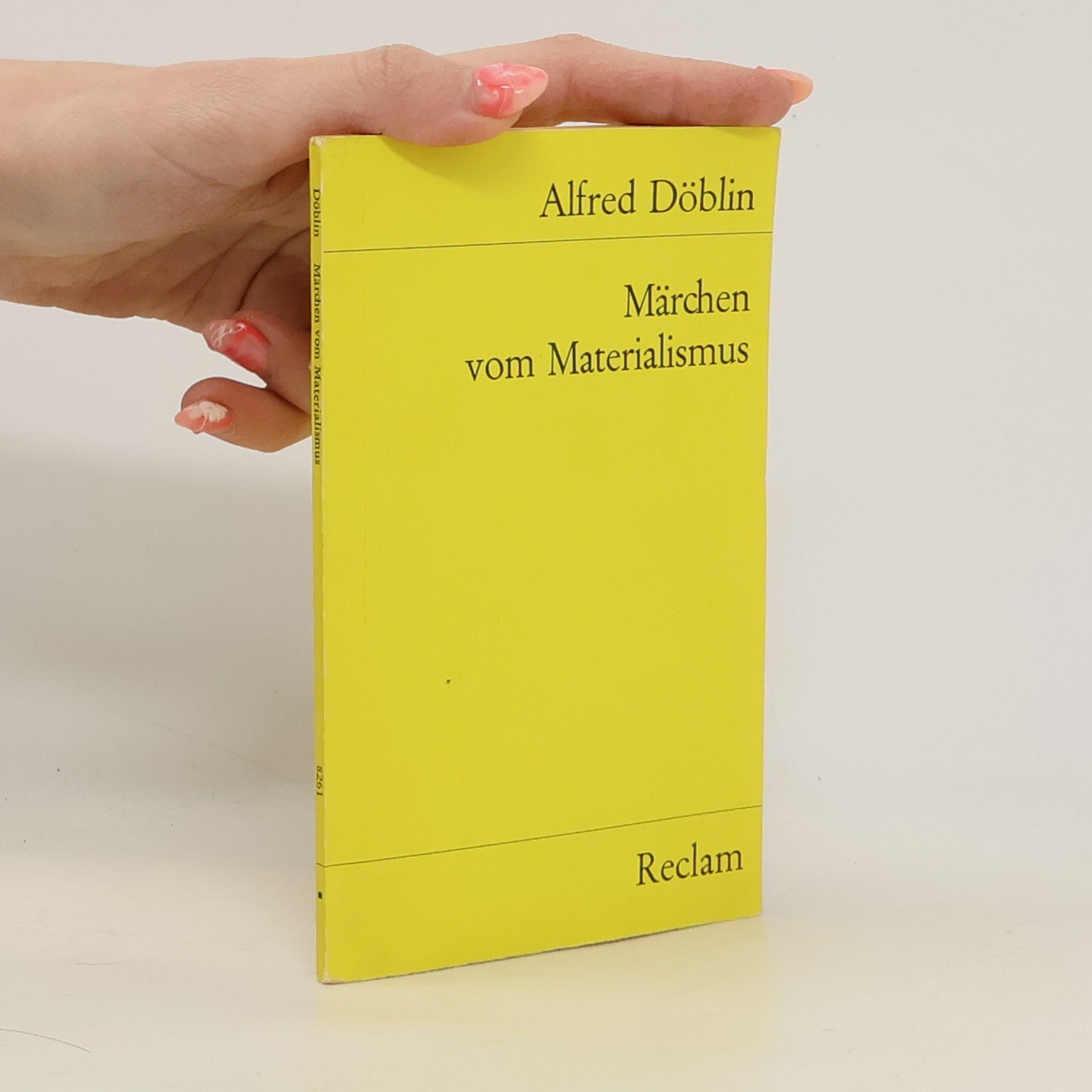 Alfred Döblin Märchen vom Materialismus