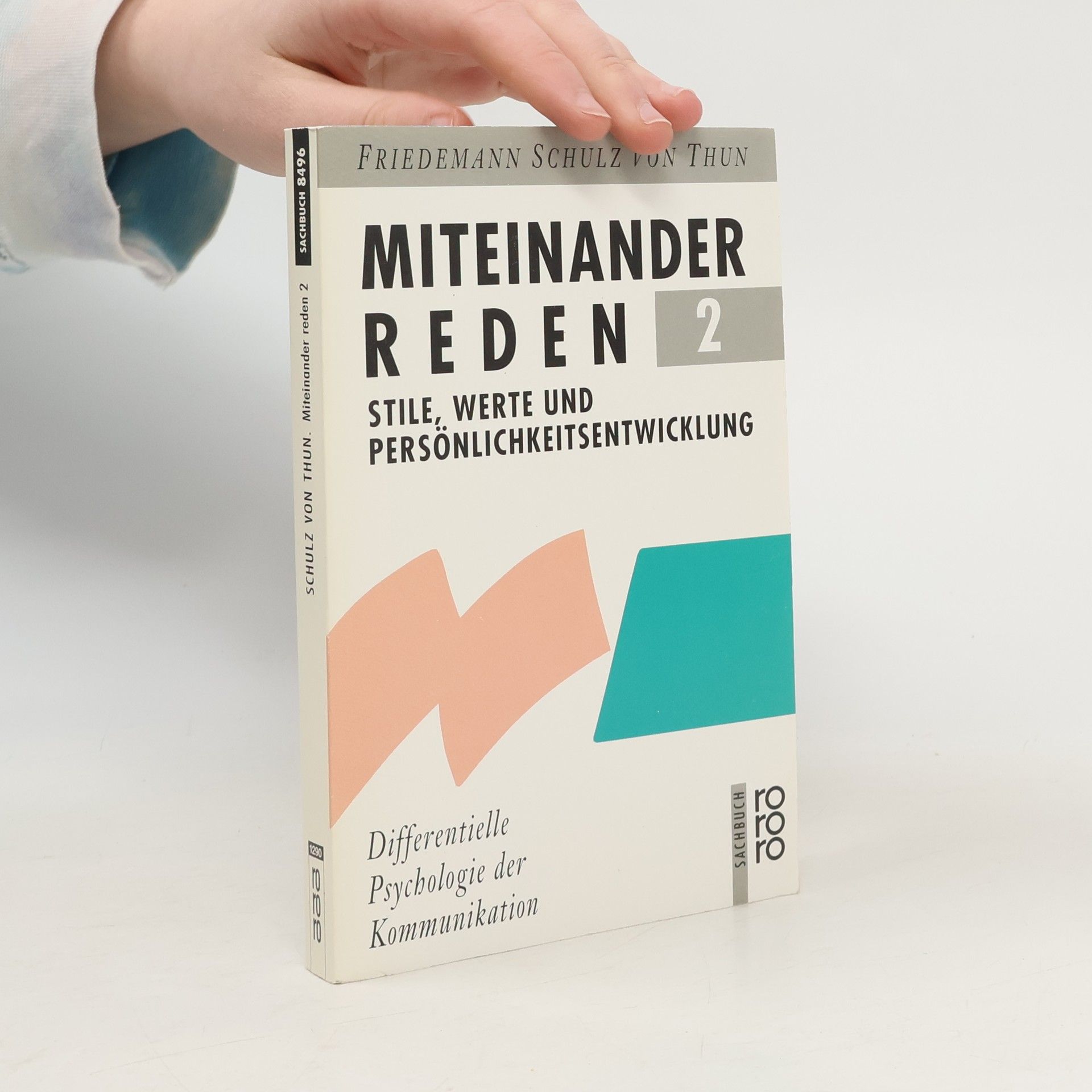 Friedemann Schulz von Thun Miteinander reden 2