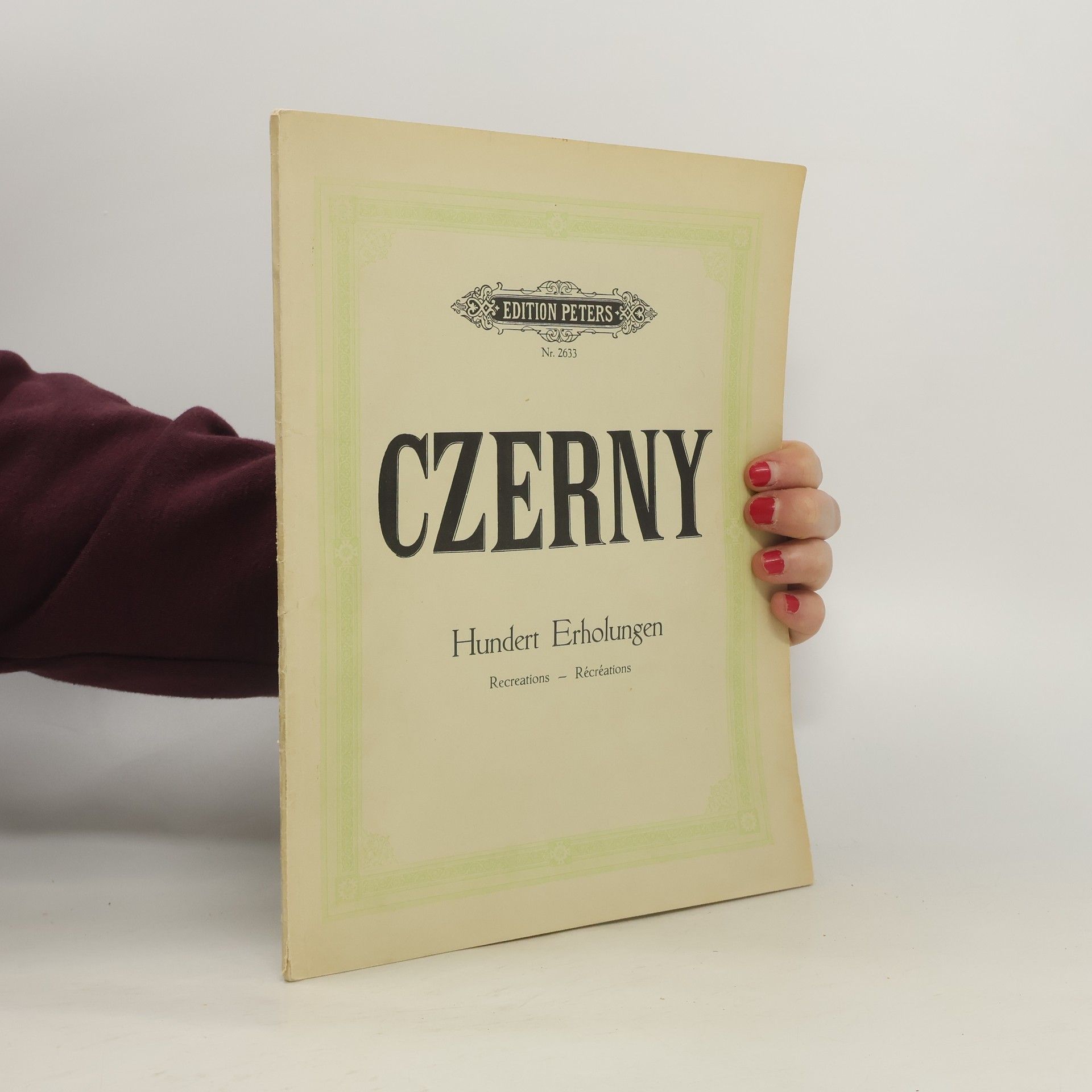 Carl Czerny Hundert Erholungen