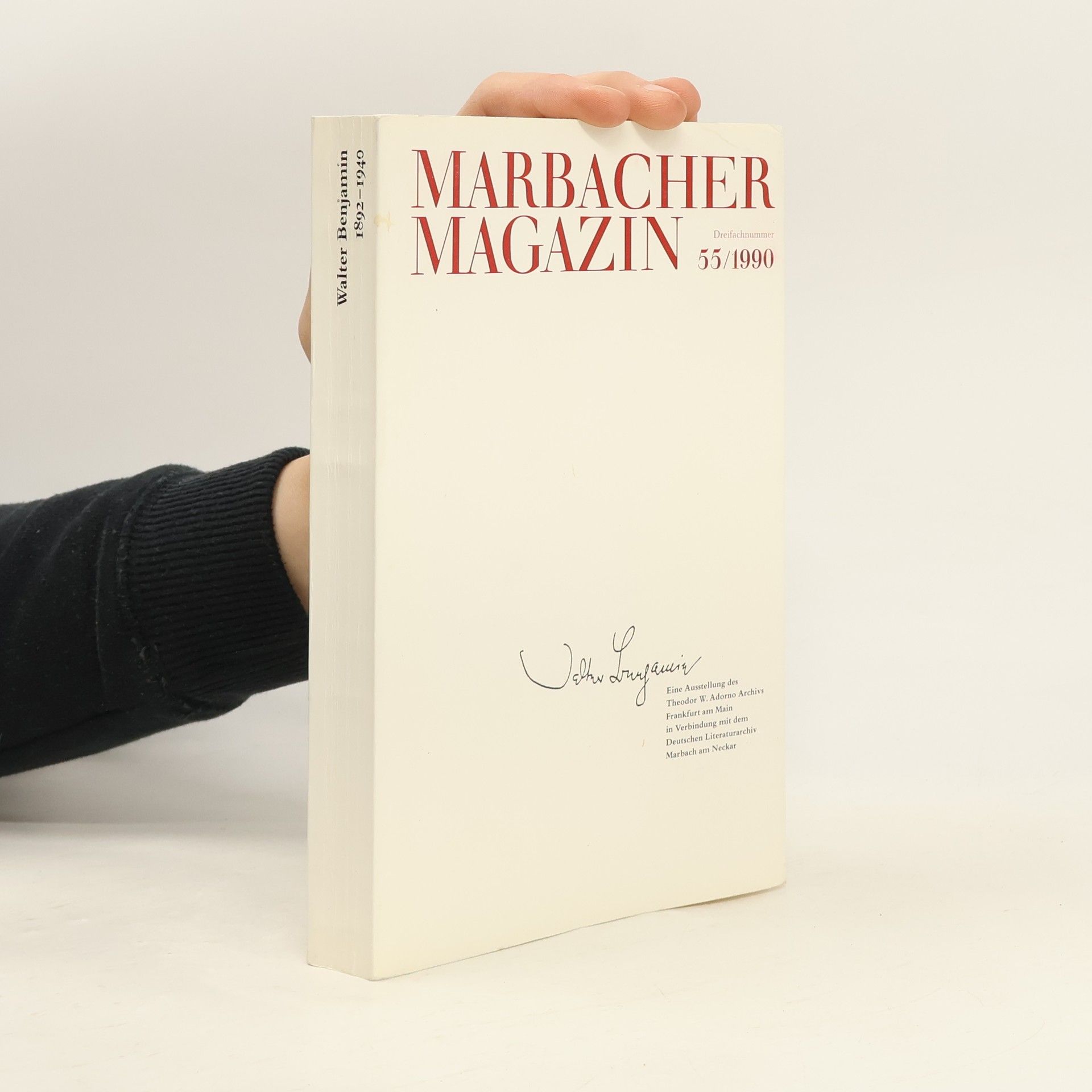 Walter Benjamin Marbacher Magazin 55/1990