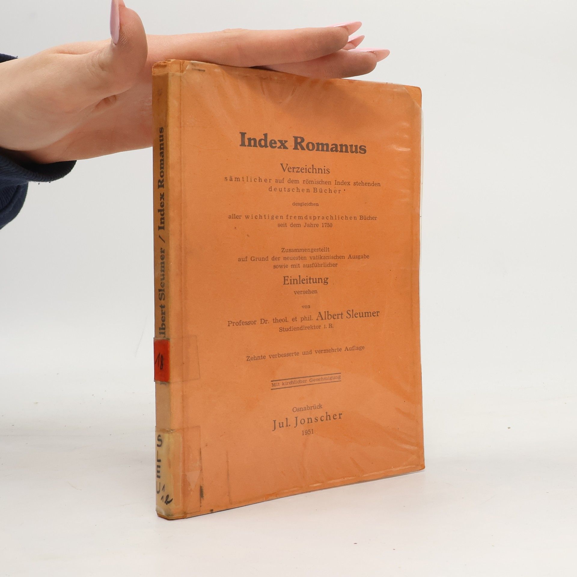 Albert Sleumer Index Romanus