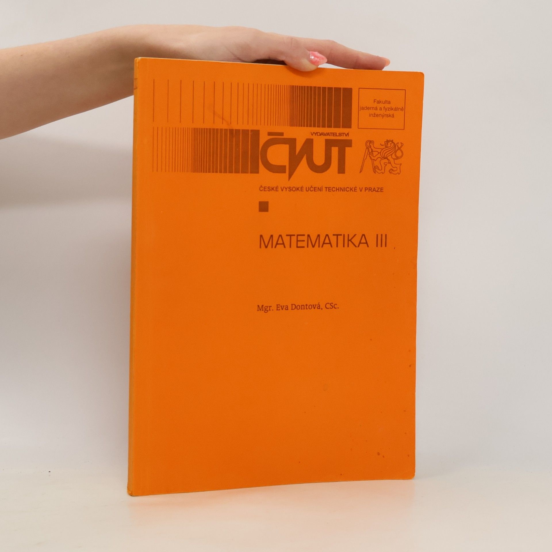 Eva Dontová Matematika III