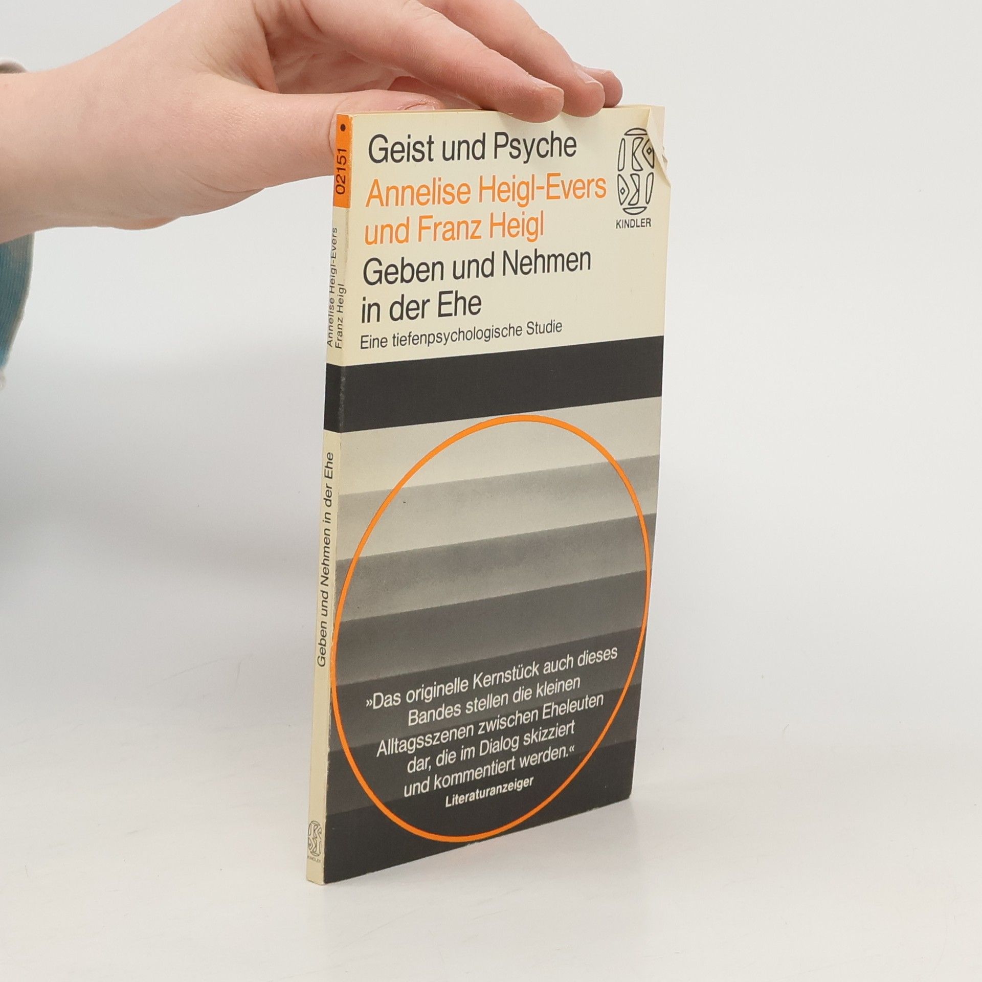 Annelise Heigl-Evers Geben und Nehmen in der Ehe