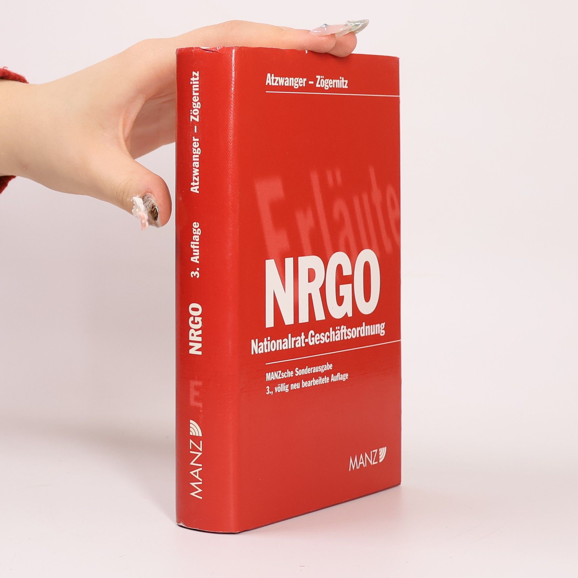 Werner Zögernitz Nationalrat-Geschäftsordnung