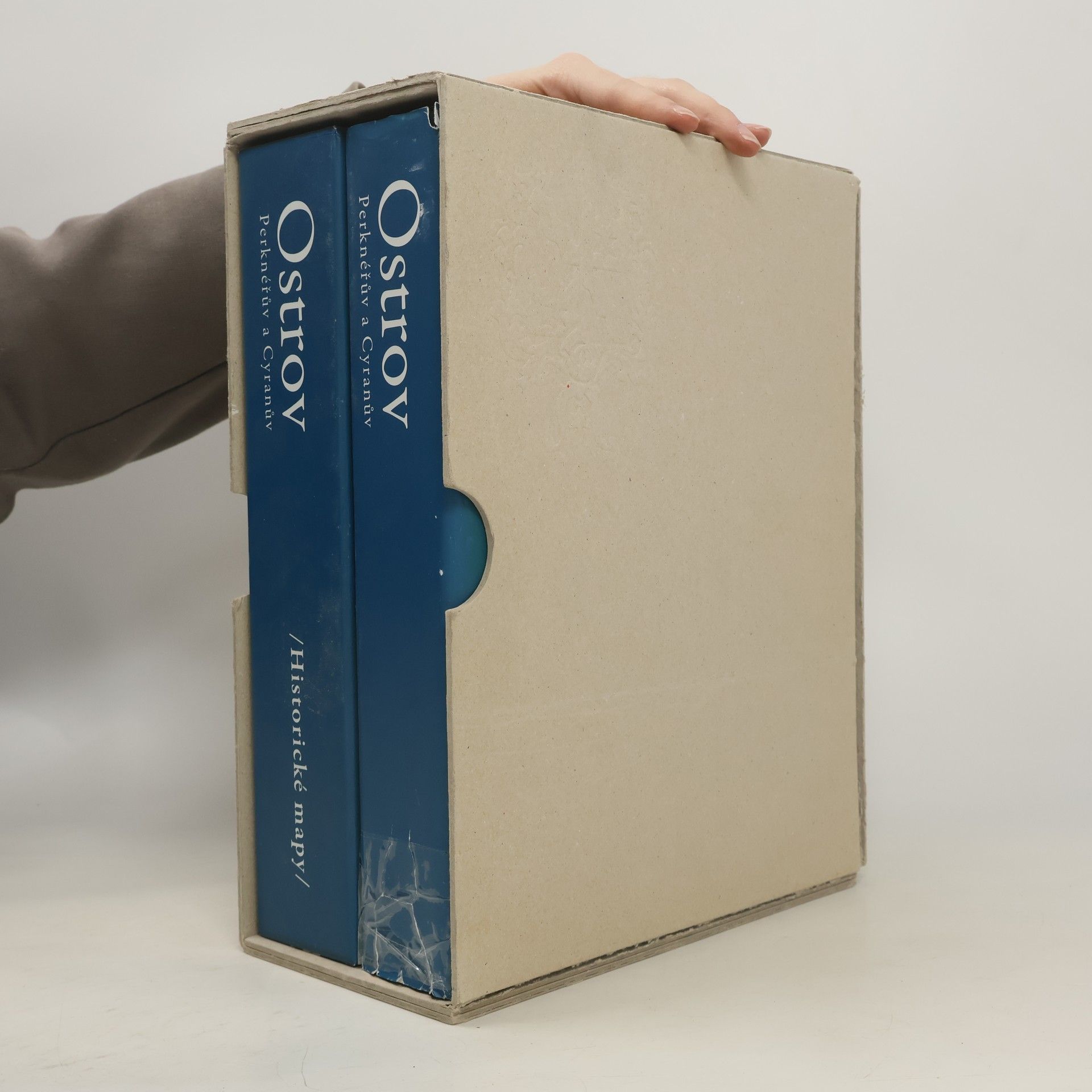 Ladislav Langpaul Ostrov Perknéřův a Cyranův (kniha + soubor reprodukcí historických map)