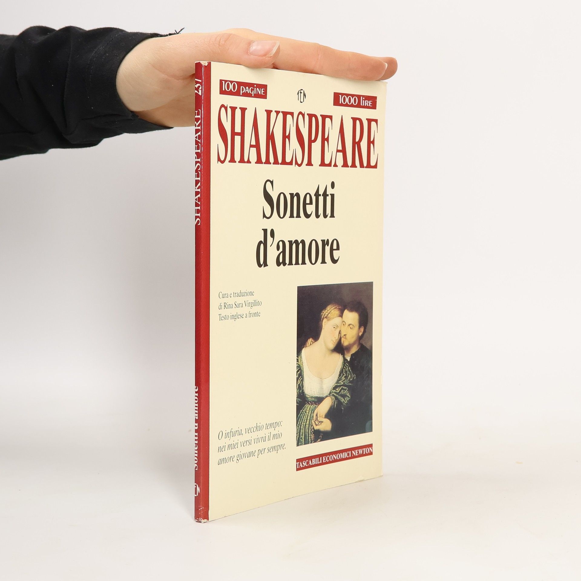 William Shakespeare Tascabili economici Newton - 231: Sonetti d'amore. Testo inglese a fronte