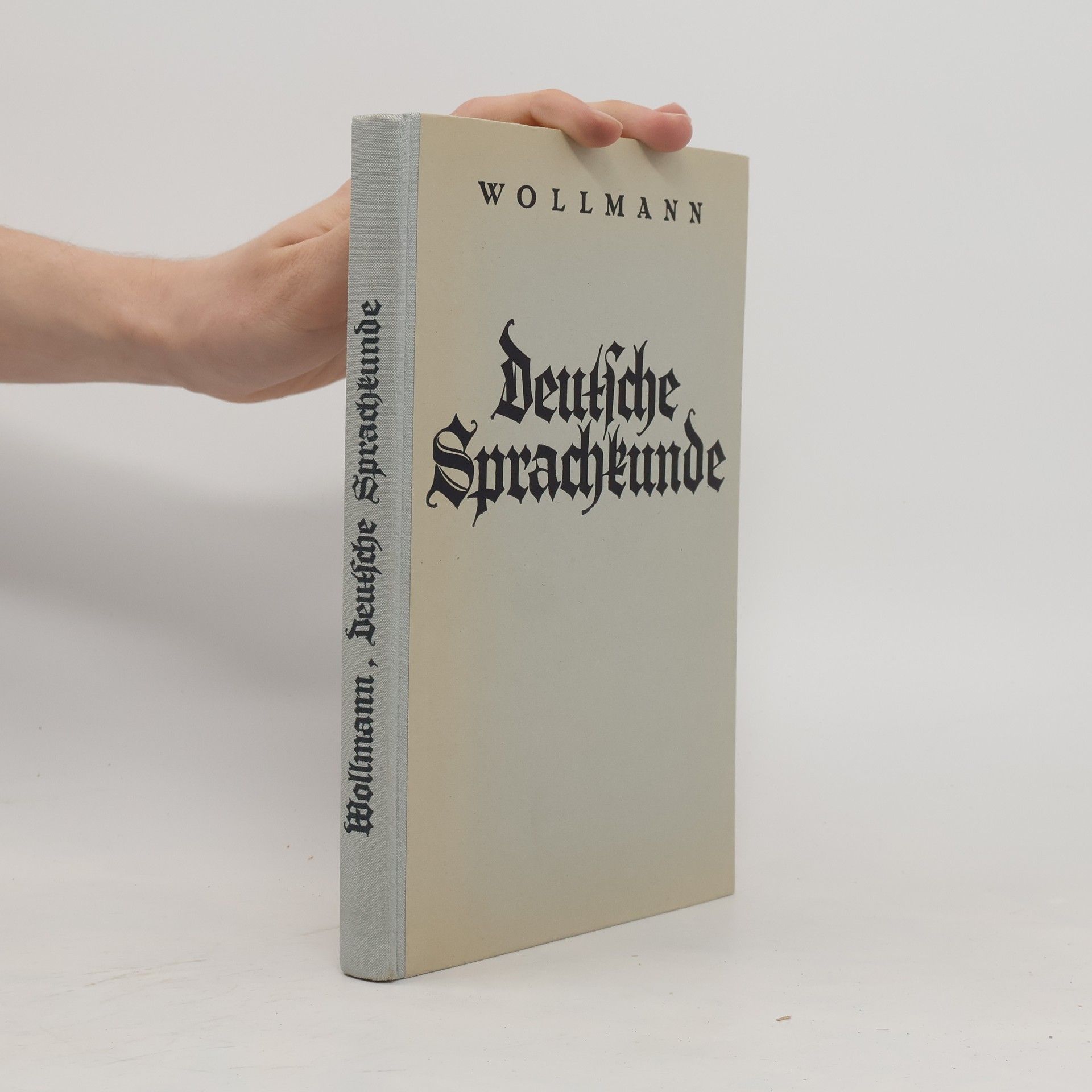 Franz Wollmann Deutsche Sprachkunde