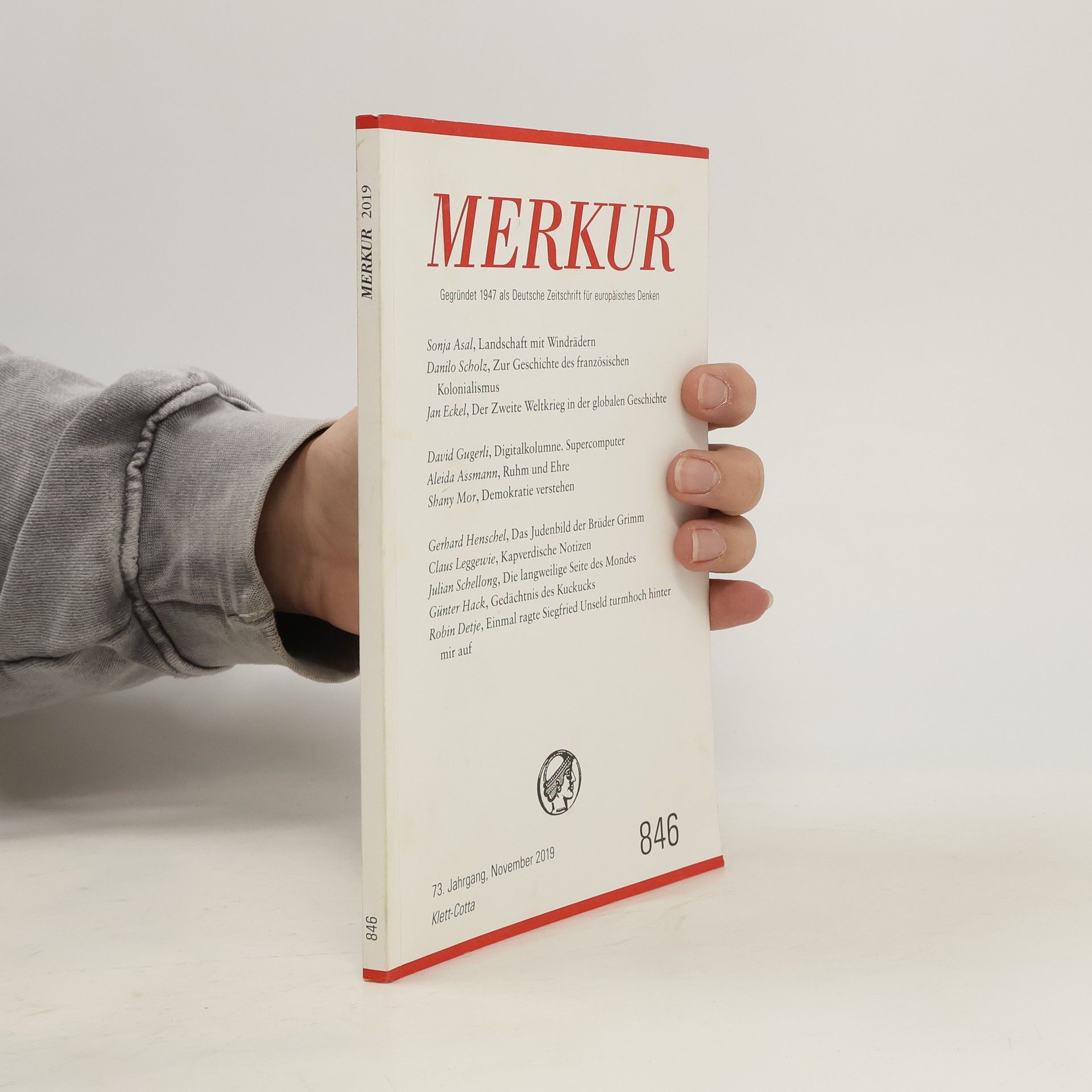 Christian Demand Merkur. Gegründet 1947 als Deutsche Zeitschrift für europäisches Denken 846