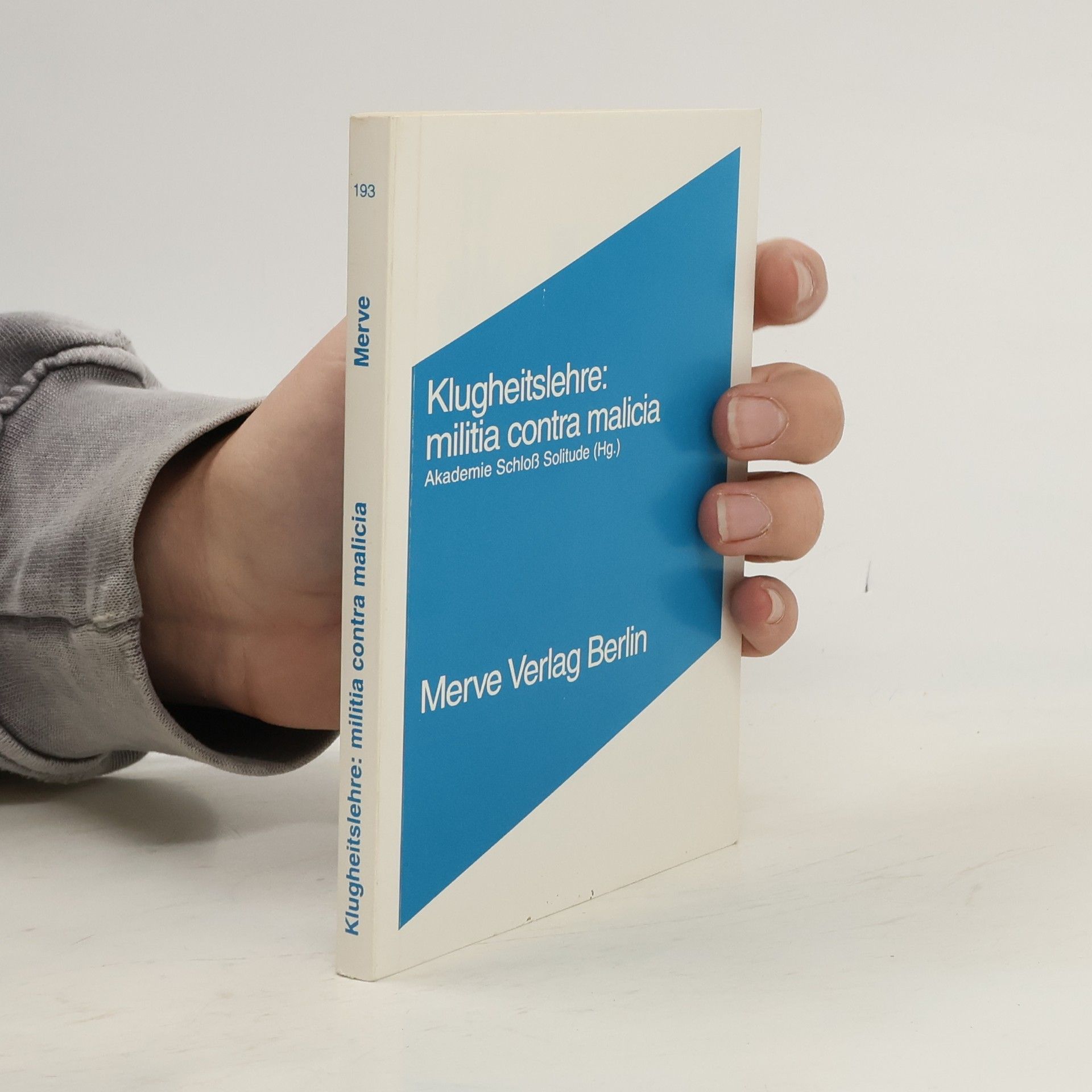 Akademie Schloß Solitude Klugheitslehre