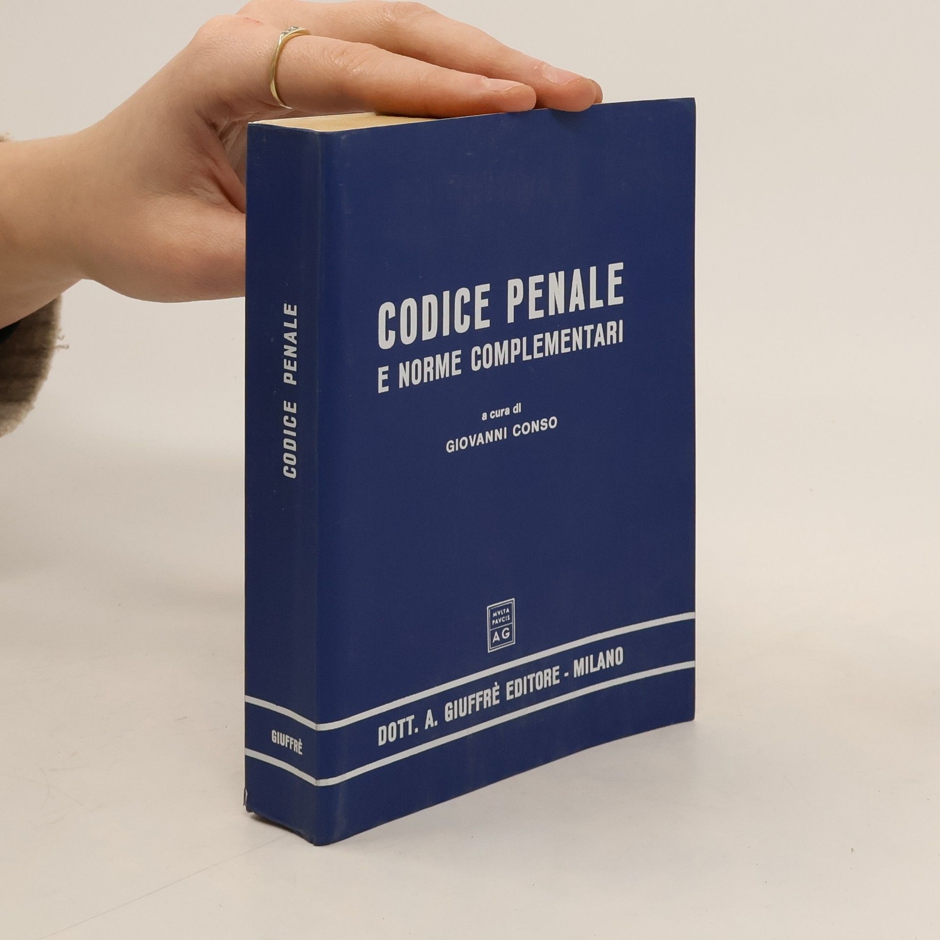 Giovanni Conso Codice penale e norme complementari