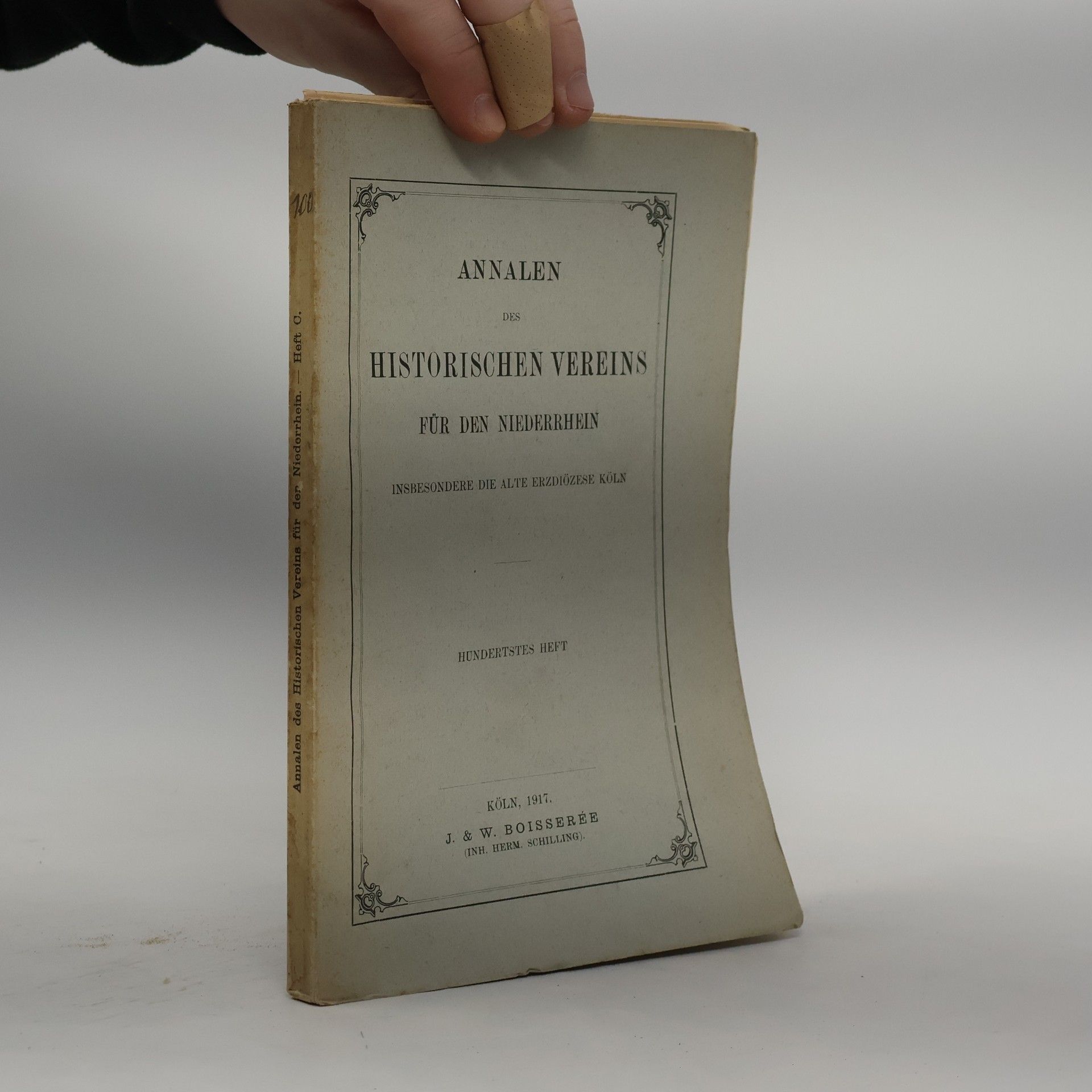 Collectif d'auteurs Annalen des historischen vereins für den niederrhein