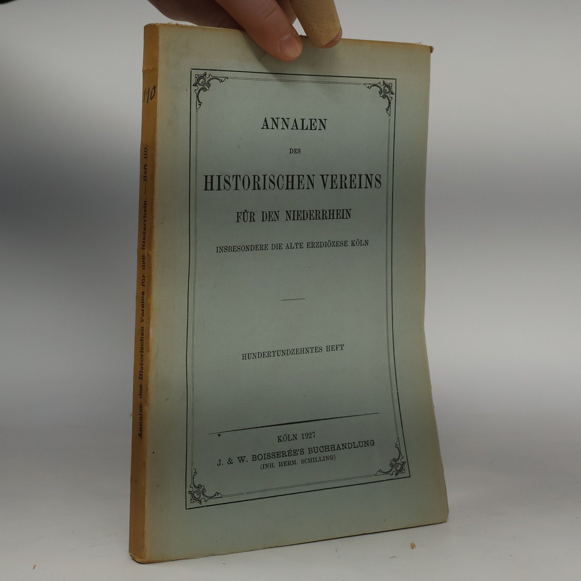 kolektiv Annalen des Historischen Vereins für den Niederrhein