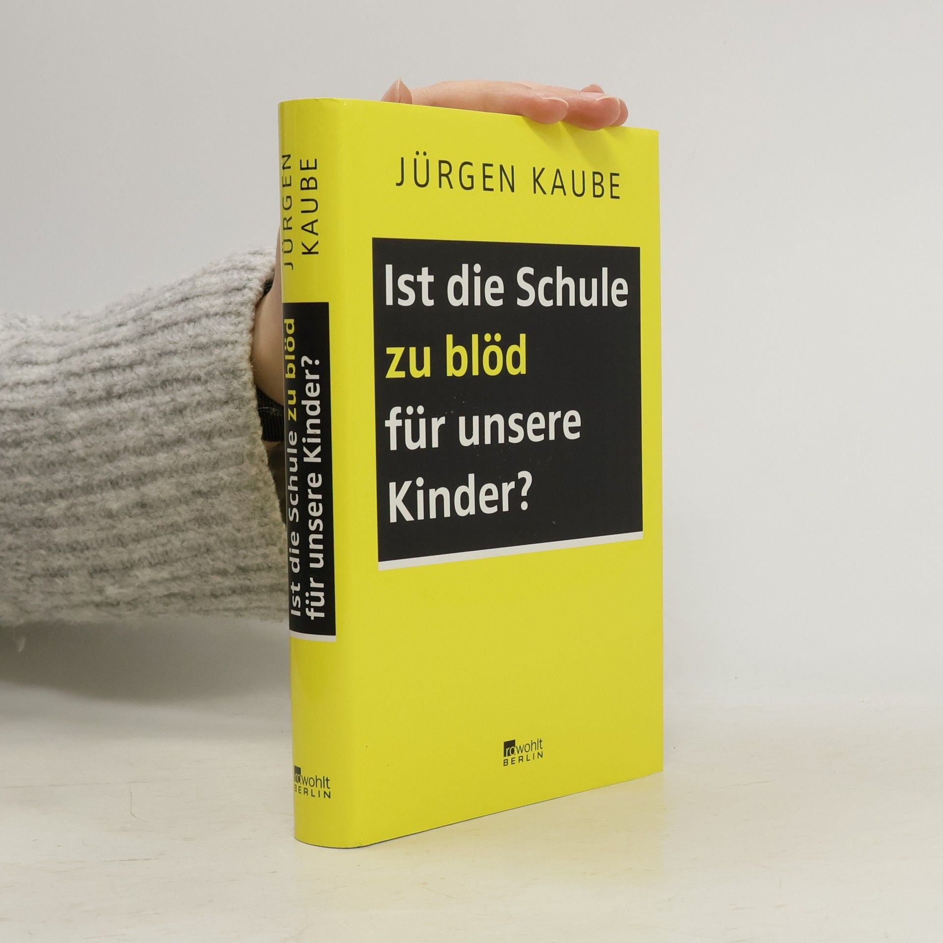 Jürgen Kaube Ist die Schule zu blöd für unsere Kinder?
