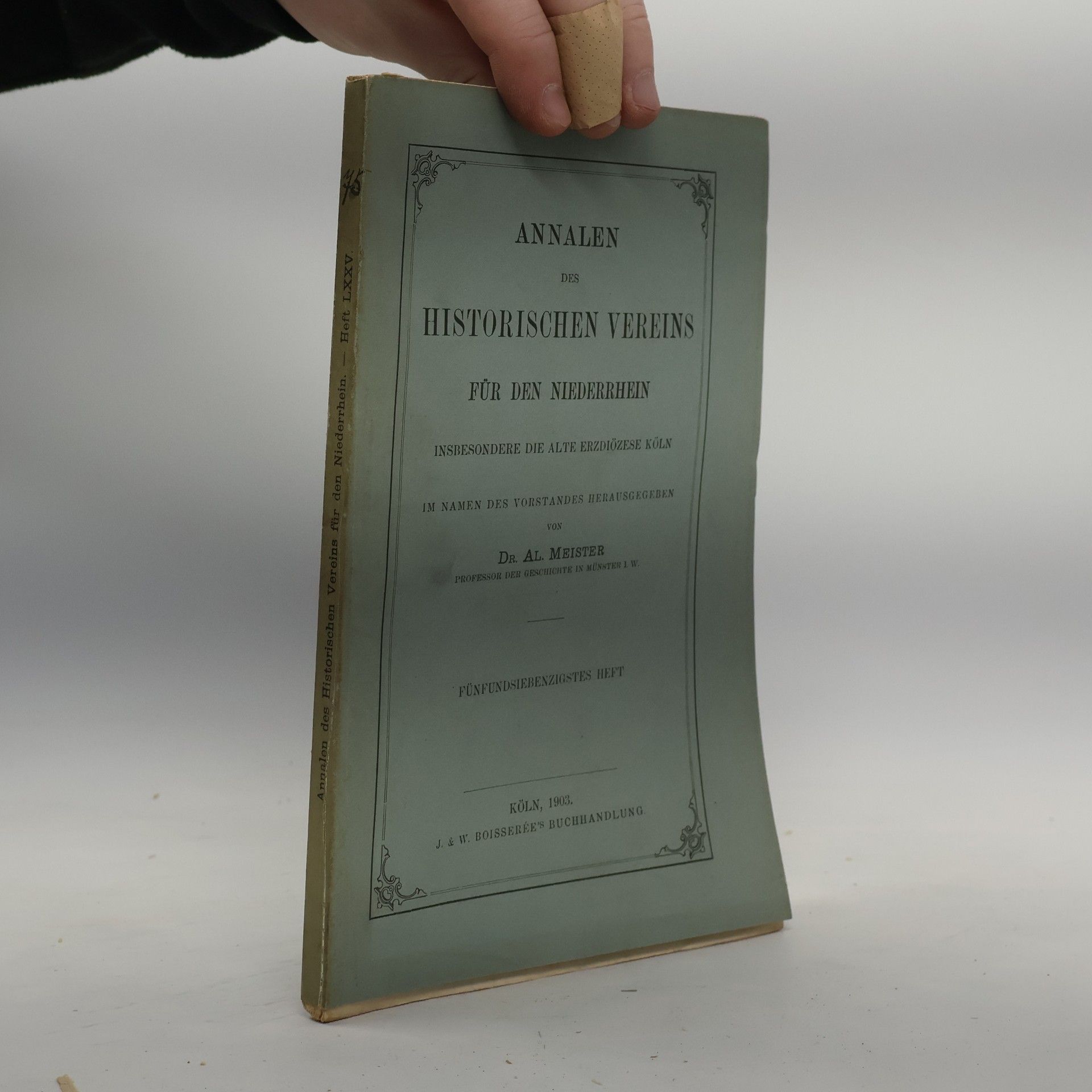 Collectif d'auteurs Annalen des Historischen Vereins für den Niederrhein