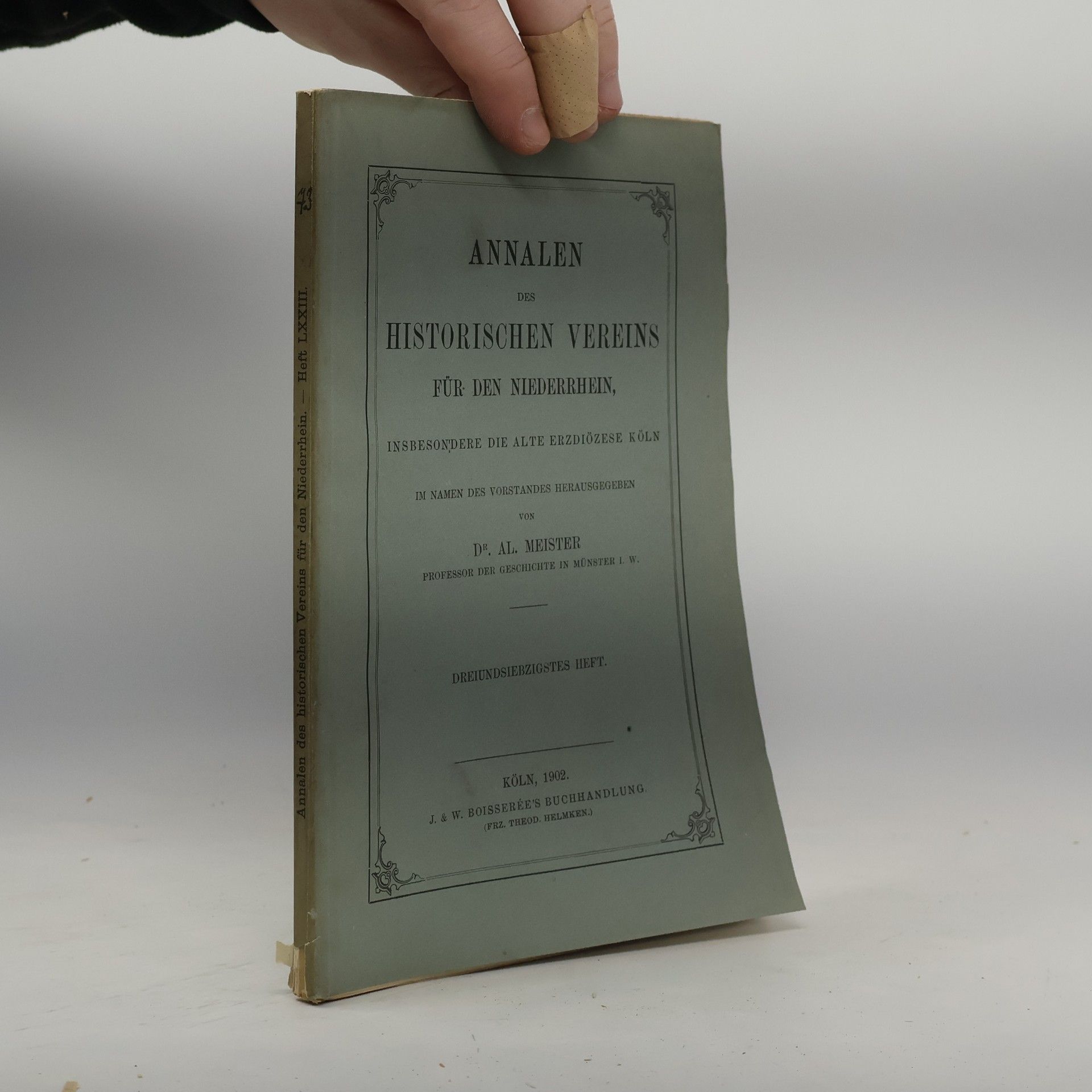 Autorenkollektiv Annalen des Historischen Vereins für den Niederrhein