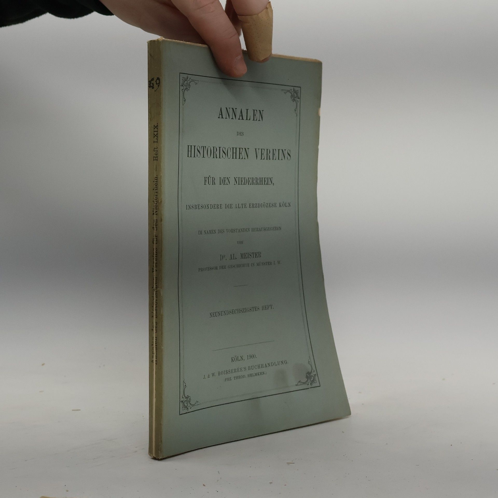 Autorenkollektiv Annalen des Historischen Vereins für den Niederrhein