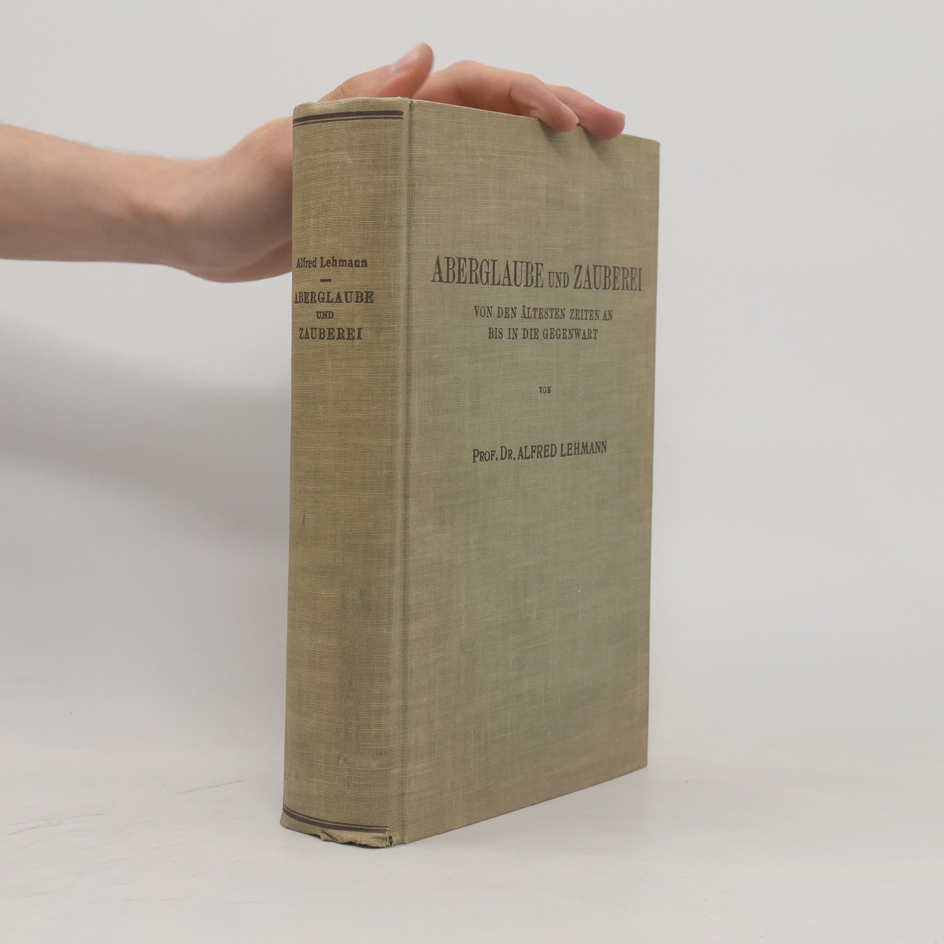Alfred Lehmann Aberglaube und Zauberei