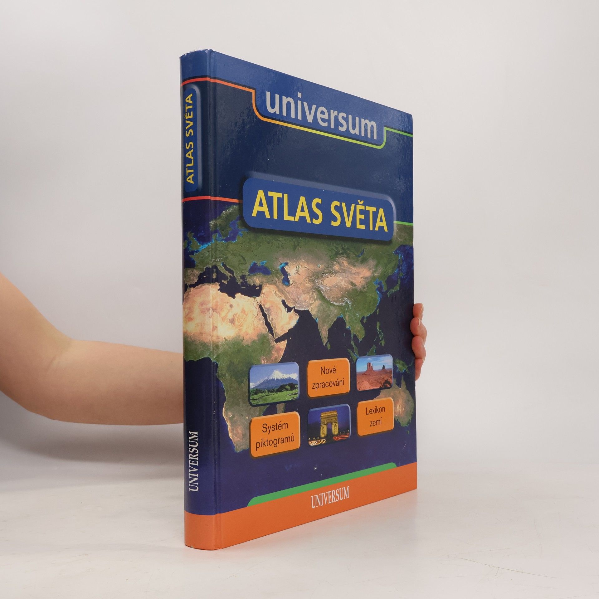 Irena Rybová Atlas světa nové zpracování, systém piktogramů, lexikon zemí