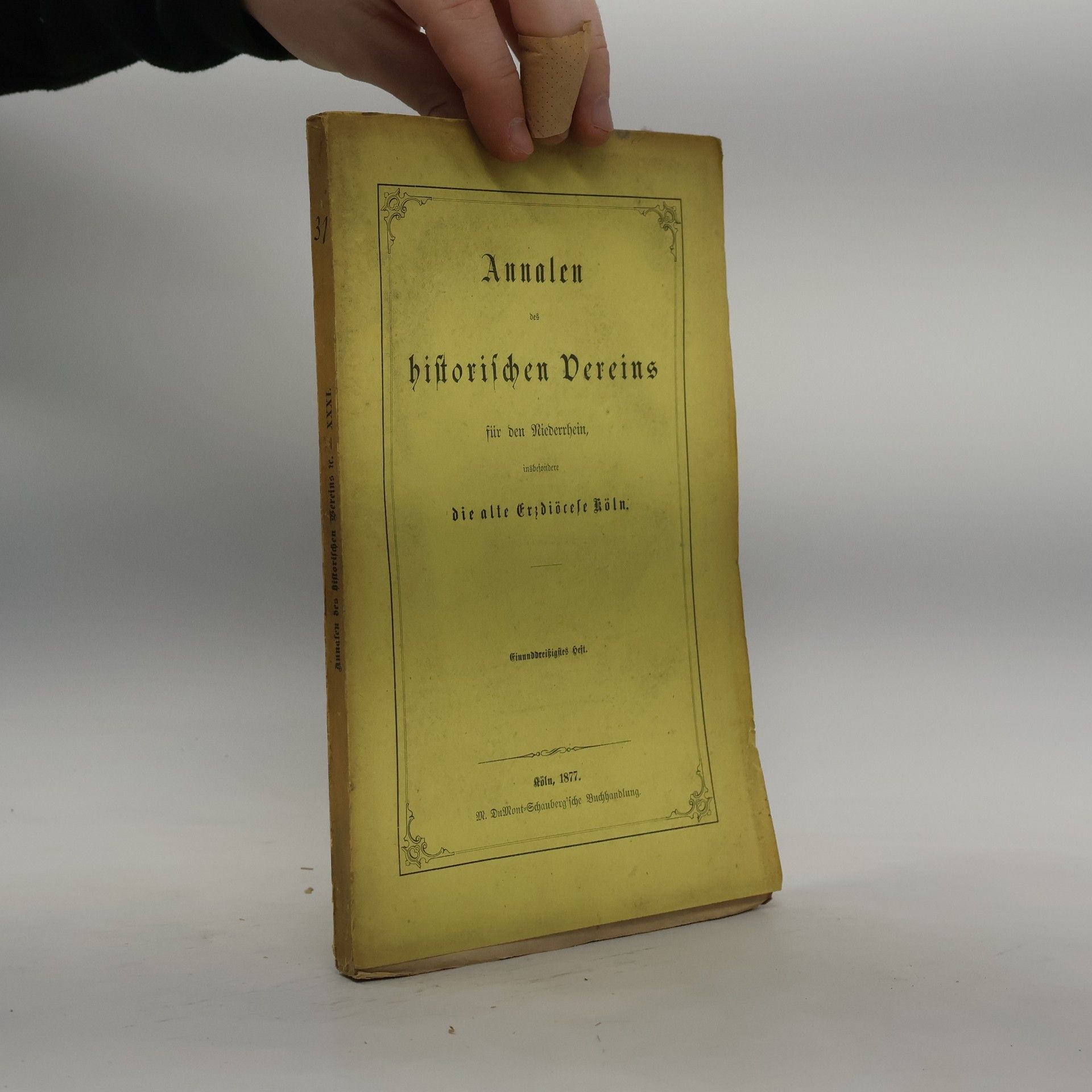 Collectif d'auteurs Annalen des historischen Vereins für den Niederrhein