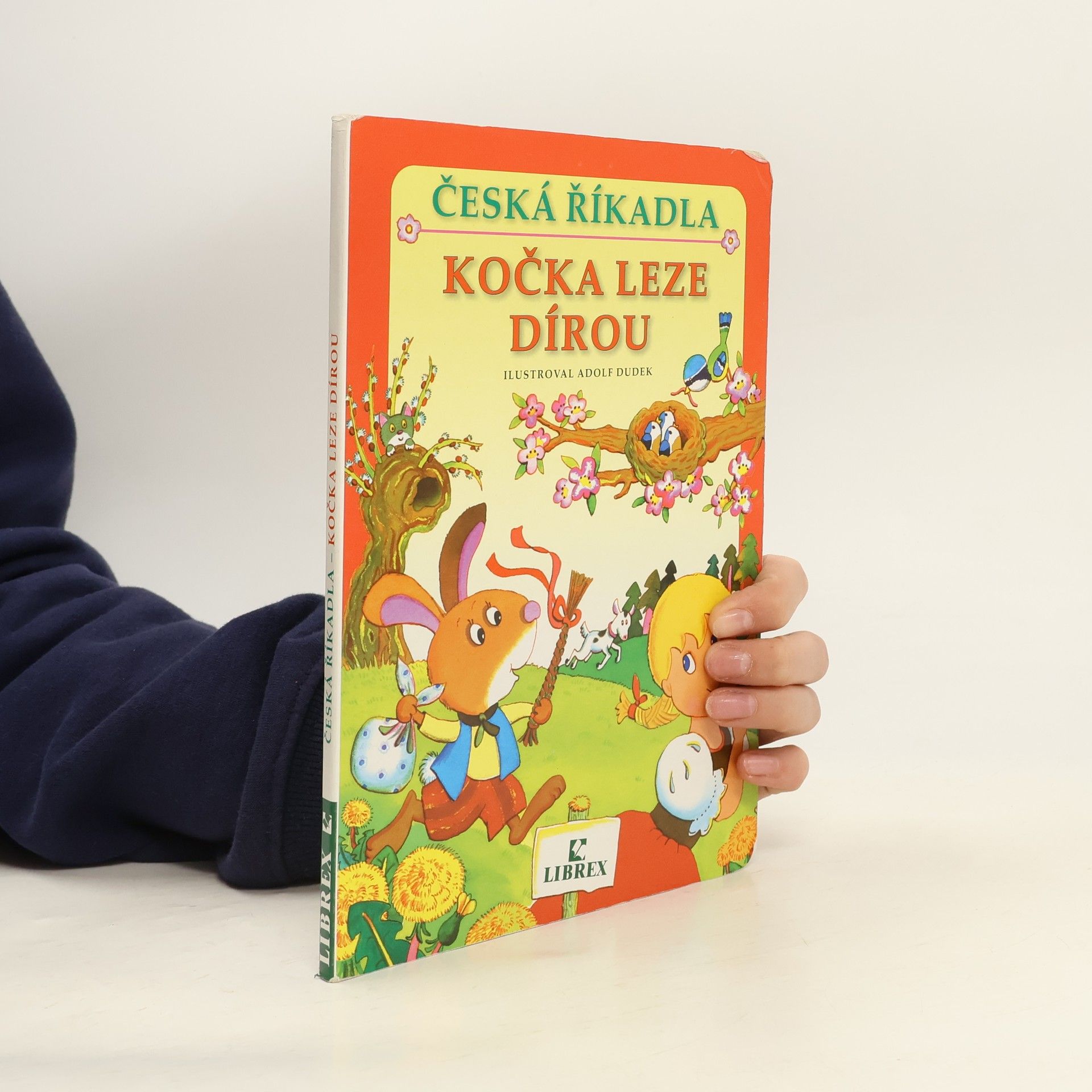 Adolf Dudek Kočka leze dírou : česká říkadla