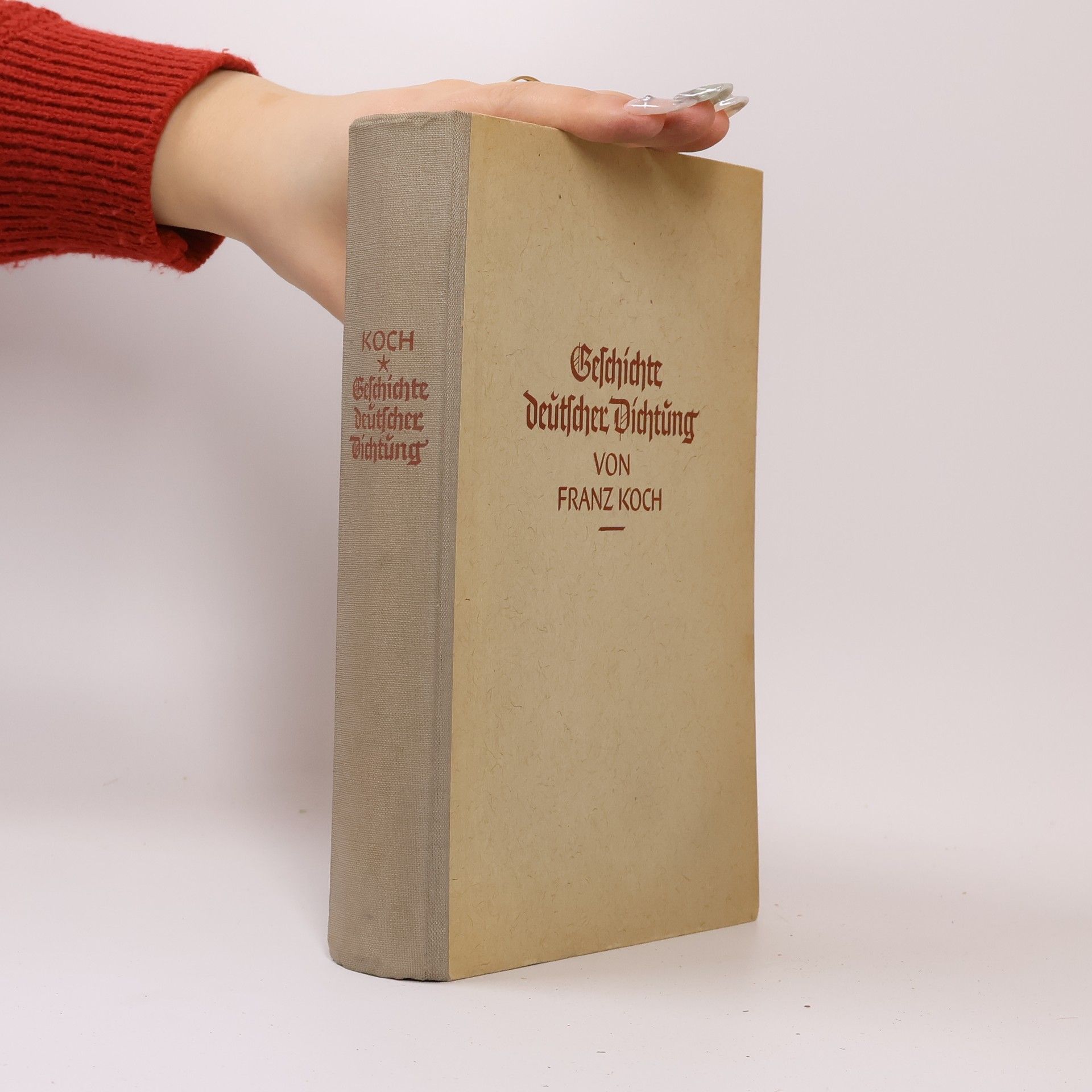 Franz Koch Geschichte deutscher Dichtung