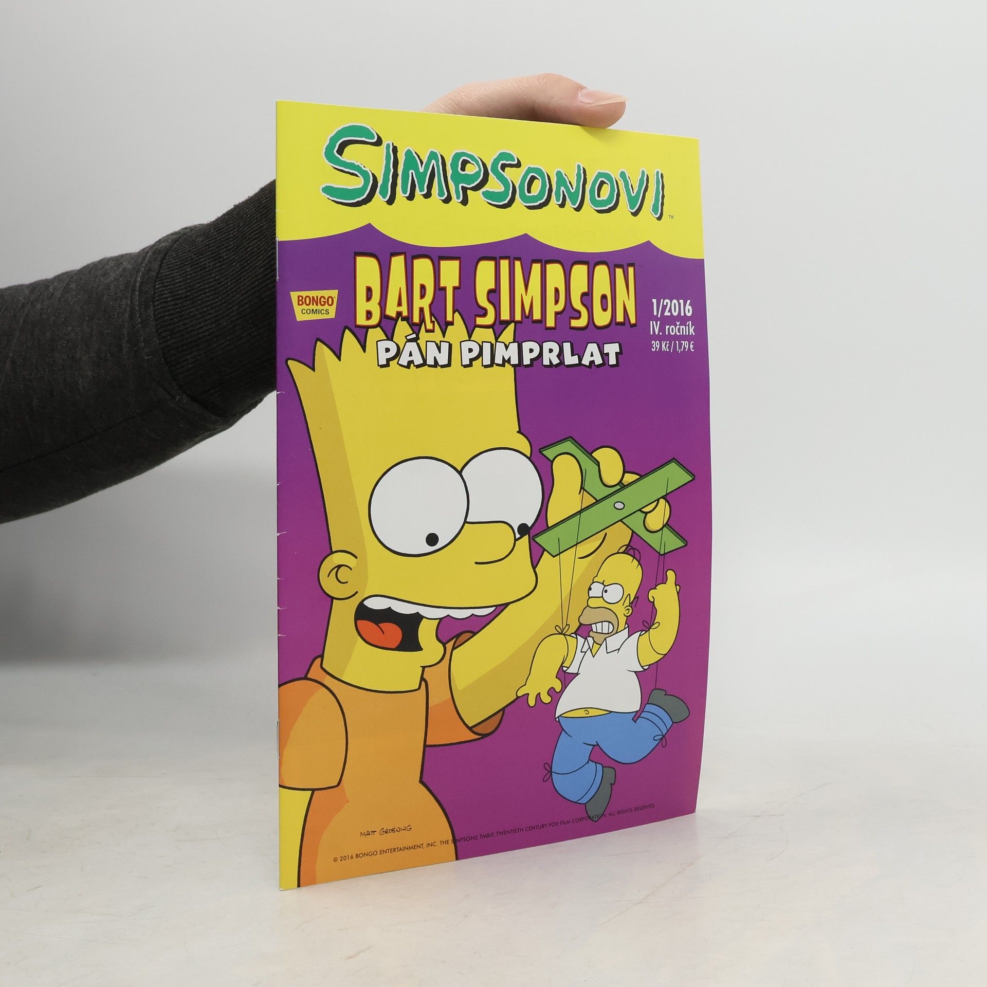 Matt Groening Simpsonovi - 4: Bart Simpson Pán Pimprlat: 1/2016 (2016)