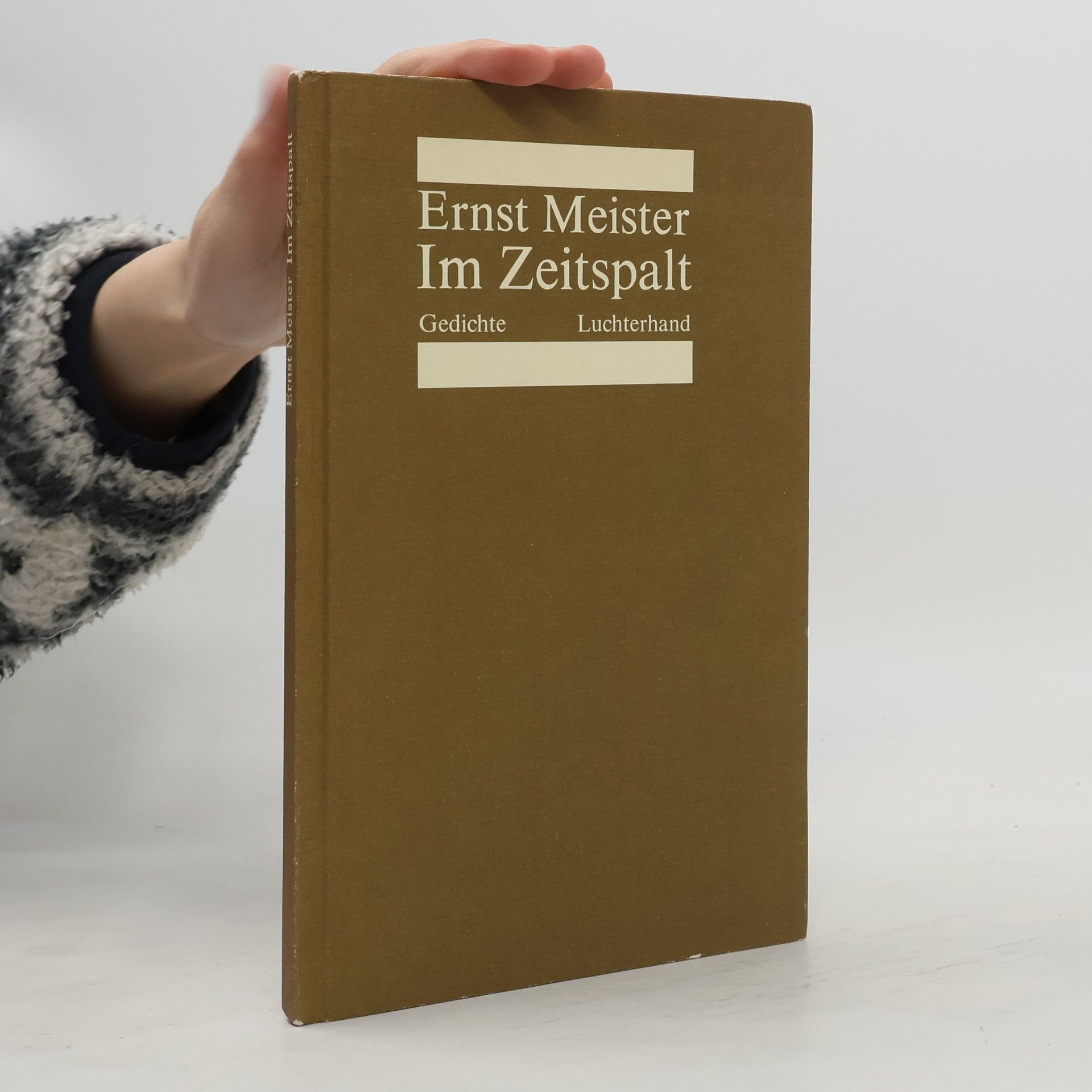 Ernst Meister Im Zeitspalt