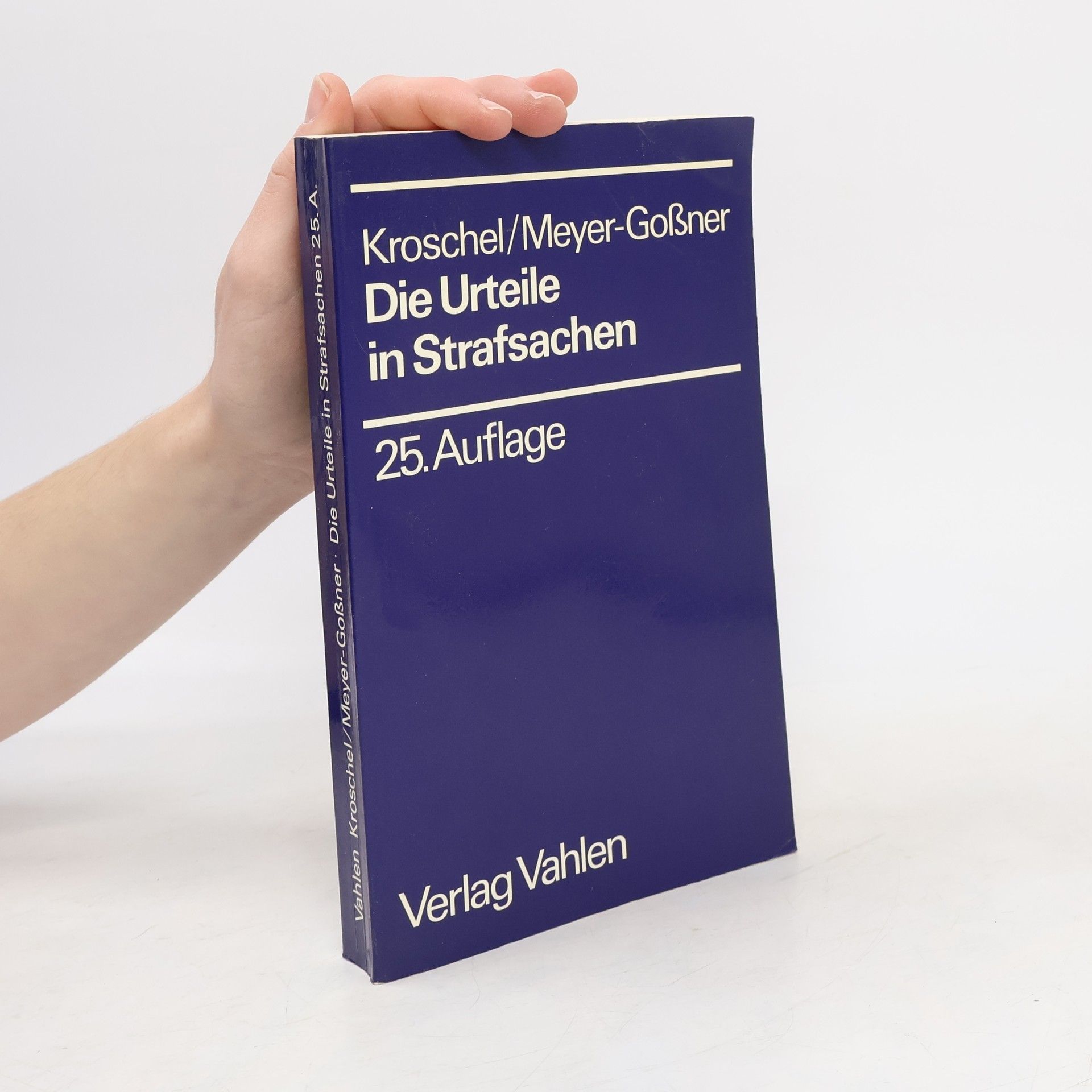 Theodor Kroschel Die Urteile in Strafsachen - 25. Auflage